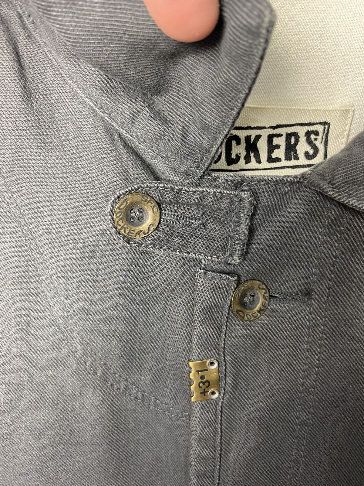 Dockers Dockers Vintage Distressed Workwear Light Jacket Size XL Size US XL / EU 56 / 4 - 6 Thumbnail