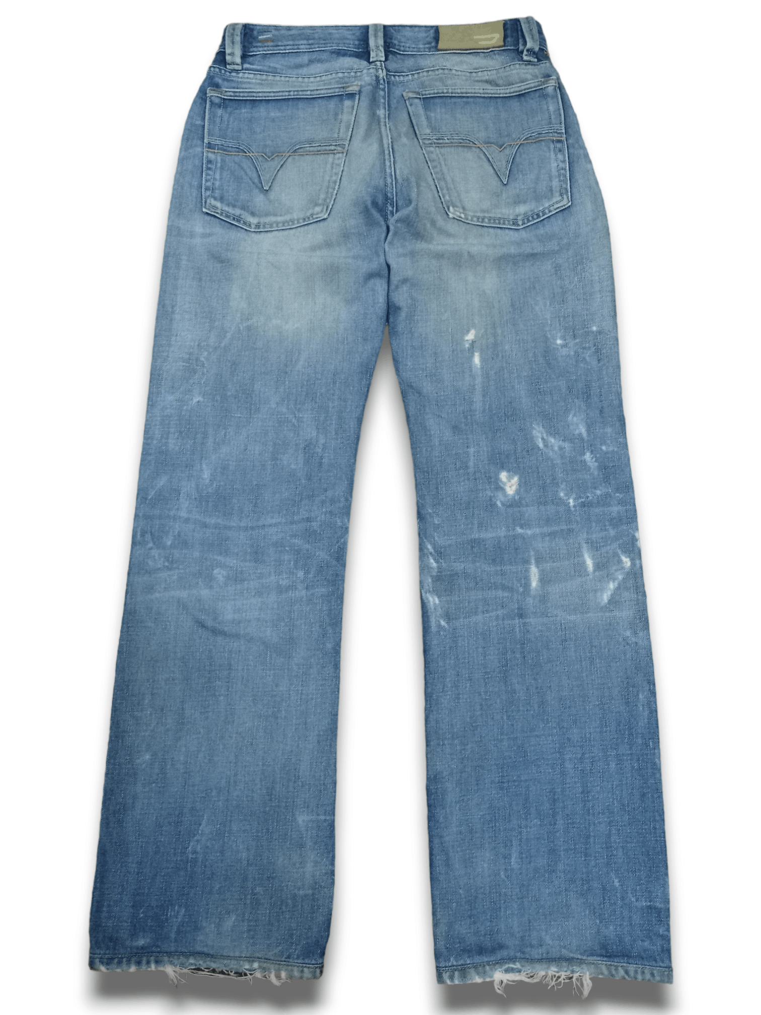 Diesel Vintage Diesel Levan Button Fly Distressed Baggy Jeans 29x29 Size US 29 - 2 Thumbnail