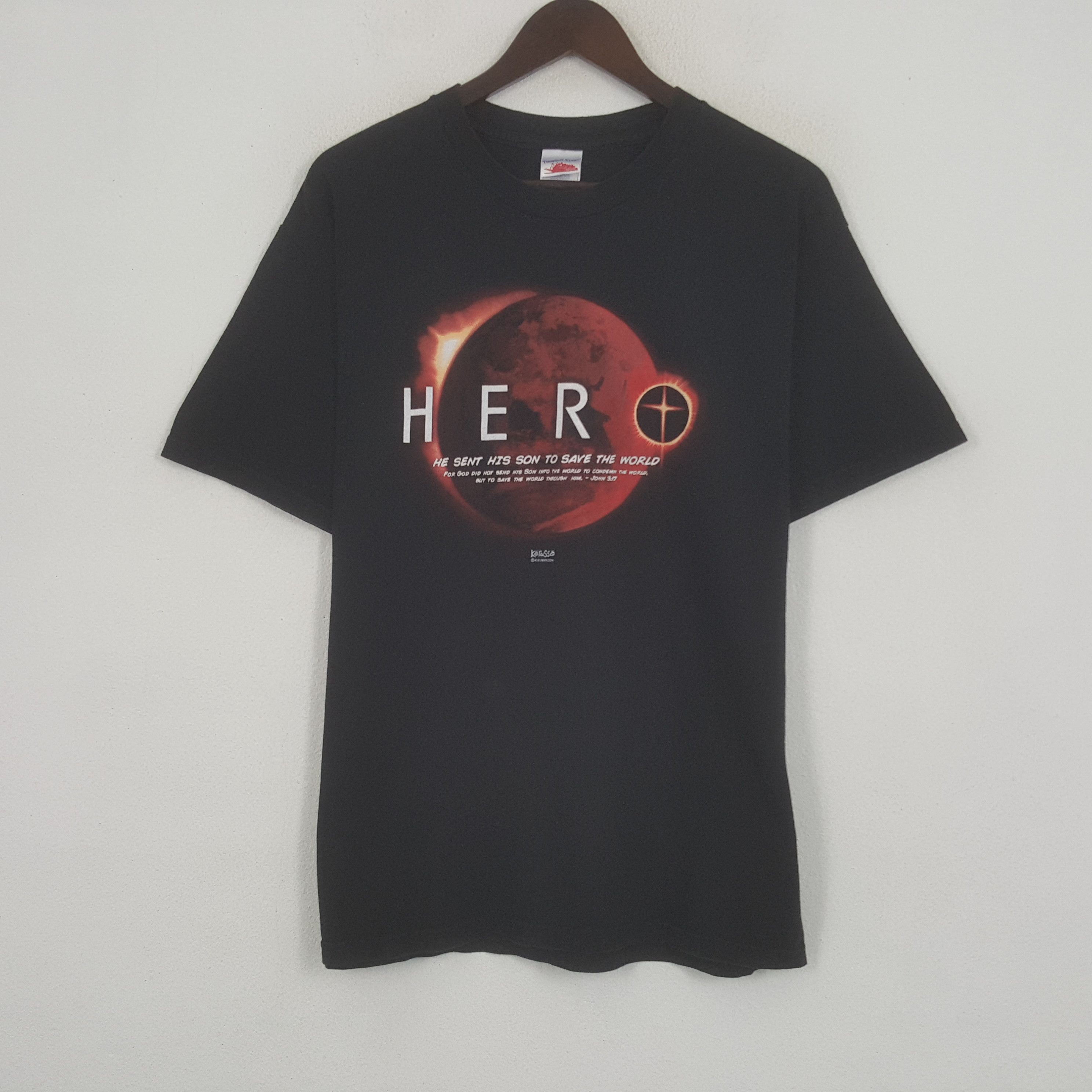 Vintage Hero Lyric Singer Music Tshirt