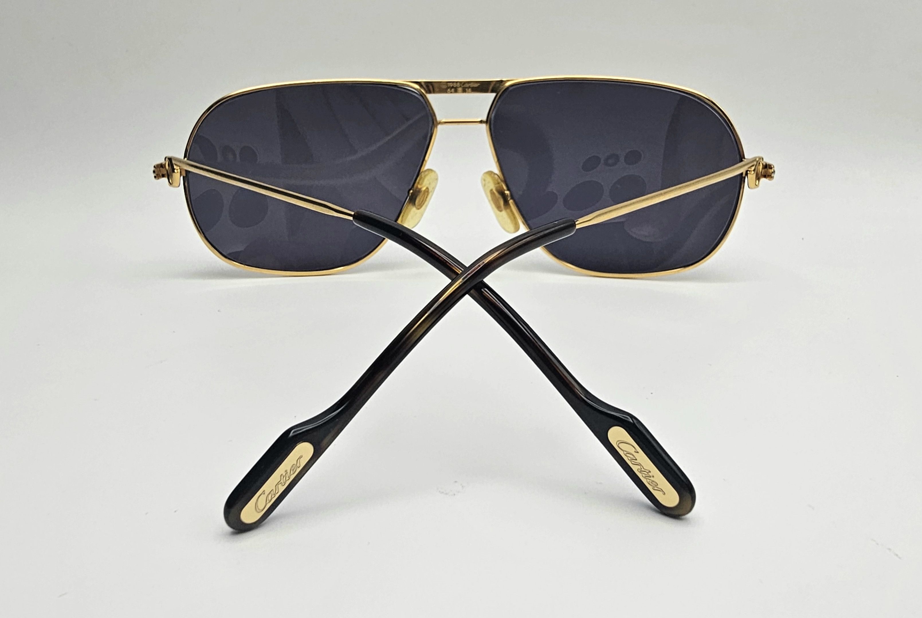 Cartier 🔴 Vintage Cartier Tank Louis Sunglasses Size ONE SIZE - 10 Thumbnail