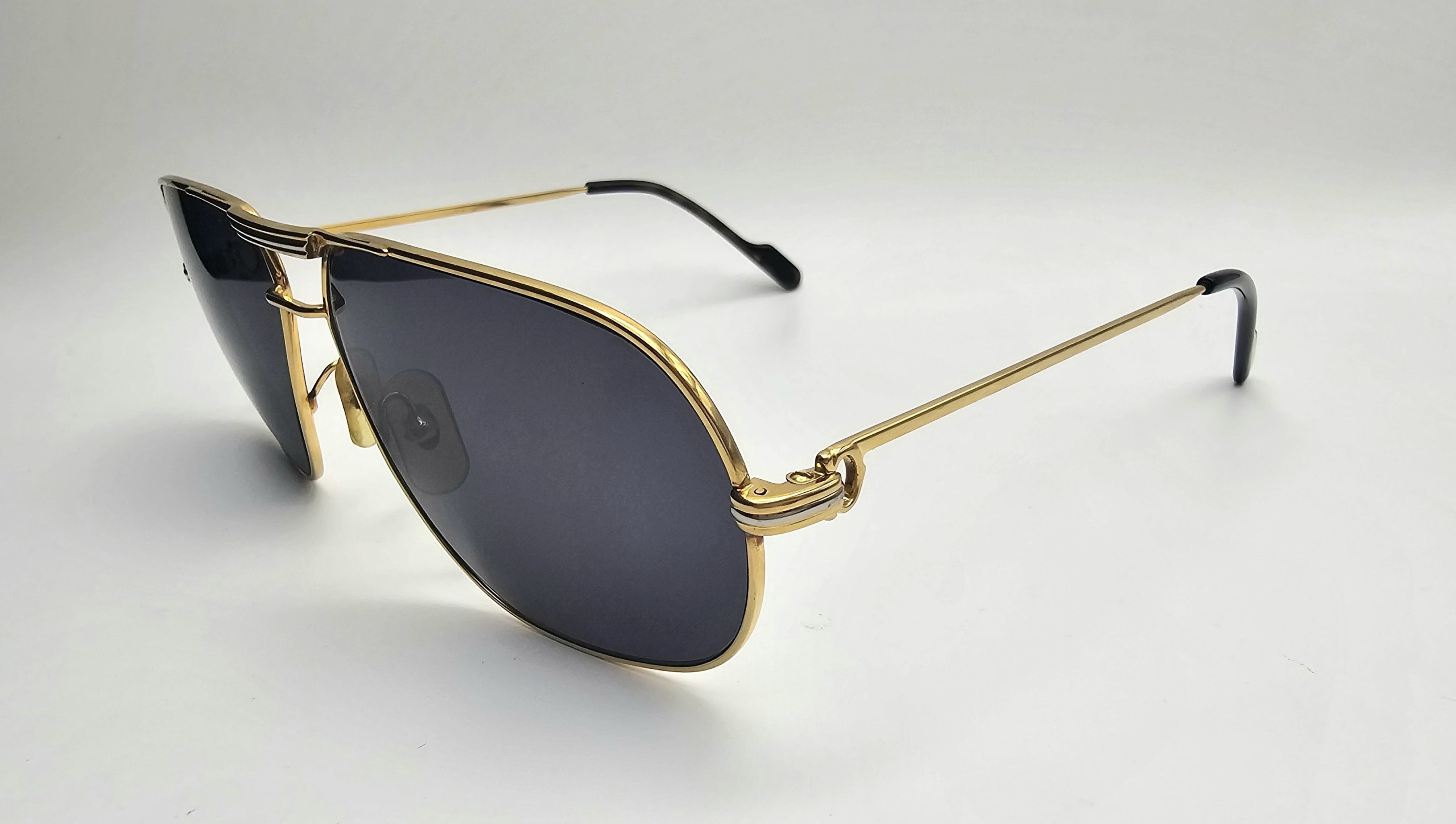 Cartier 🔴 Vintage Cartier Tank Louis Sunglasses Size ONE SIZE - 8 Thumbnail