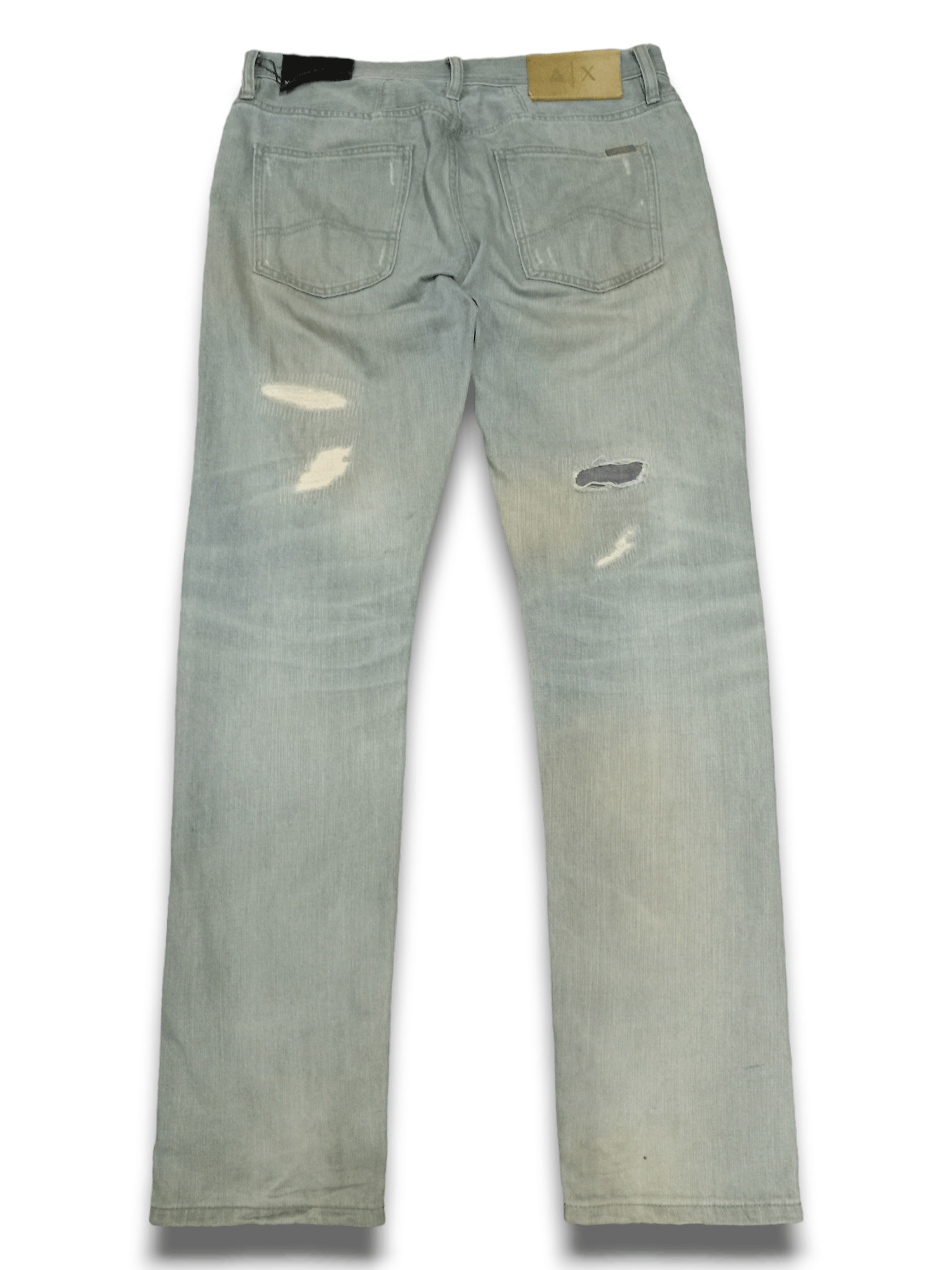 Armani × Armani Exchange Vintage Armani Exchange Distressed Jeans Size US 33 - 2 Thumbnail