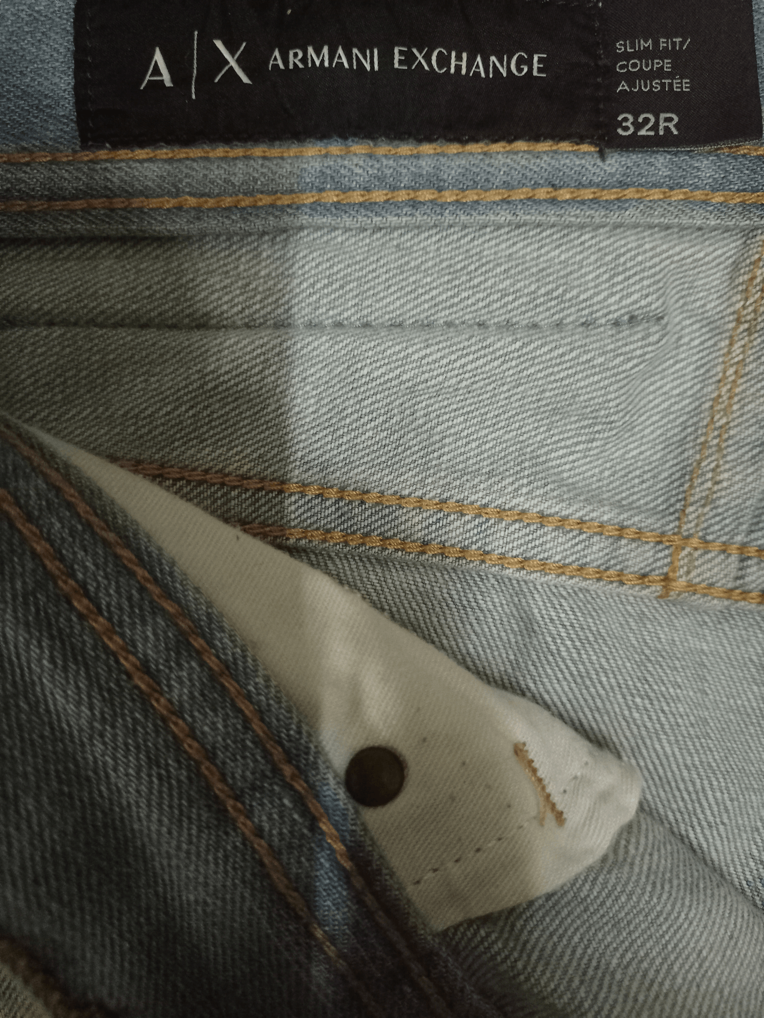 Armani × Armani Exchange Vintage Armani Exchange Distressed Jeans Size US 33 - 4 Thumbnail