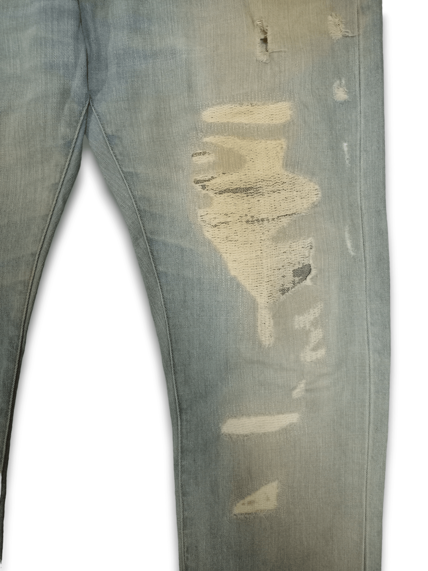 Armani × Armani Exchange Vintage Armani Exchange Distressed Jeans Size US 33 - 8 Thumbnail