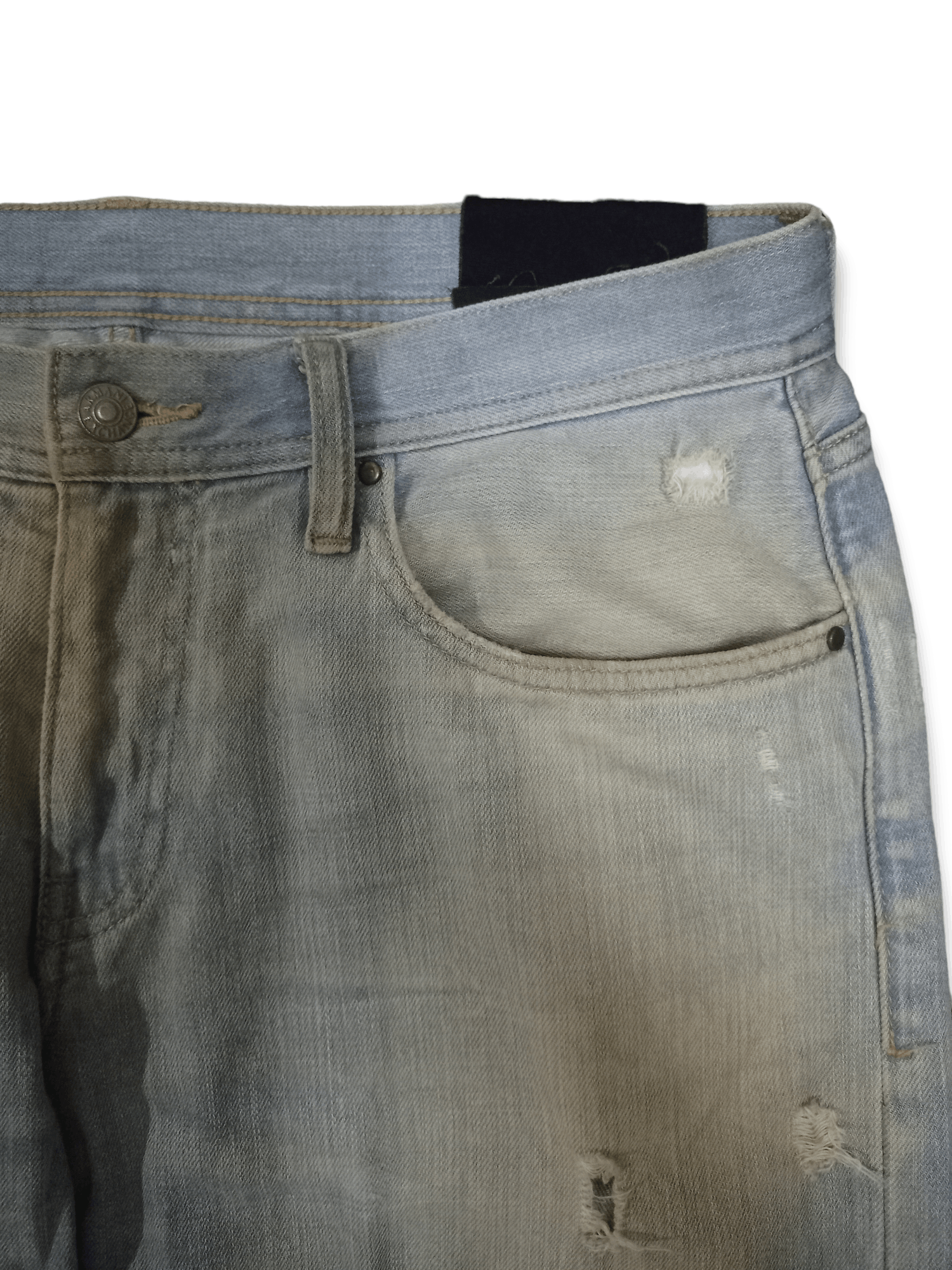 Armani × Armani Exchange Vintage Armani Exchange Distressed Jeans Size US 33 - 6 Thumbnail