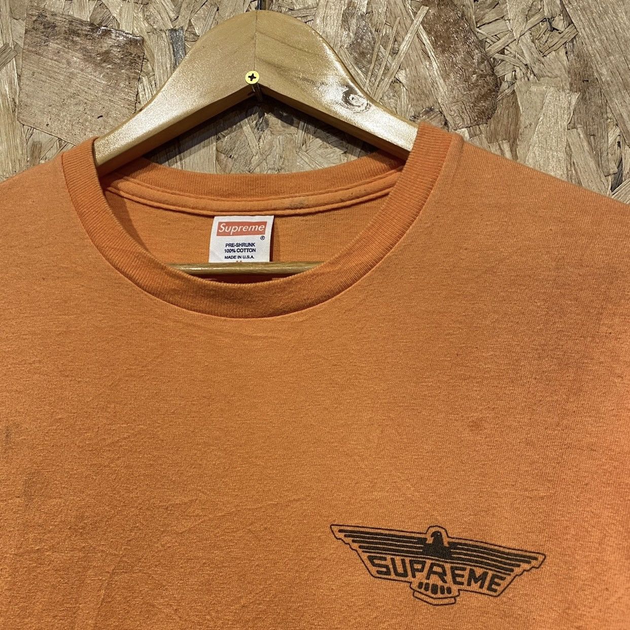 Supreme Supreme Celeste Eagle Orange Tee Size US M / EU 48-50 / 2 - 4 Thumbnail