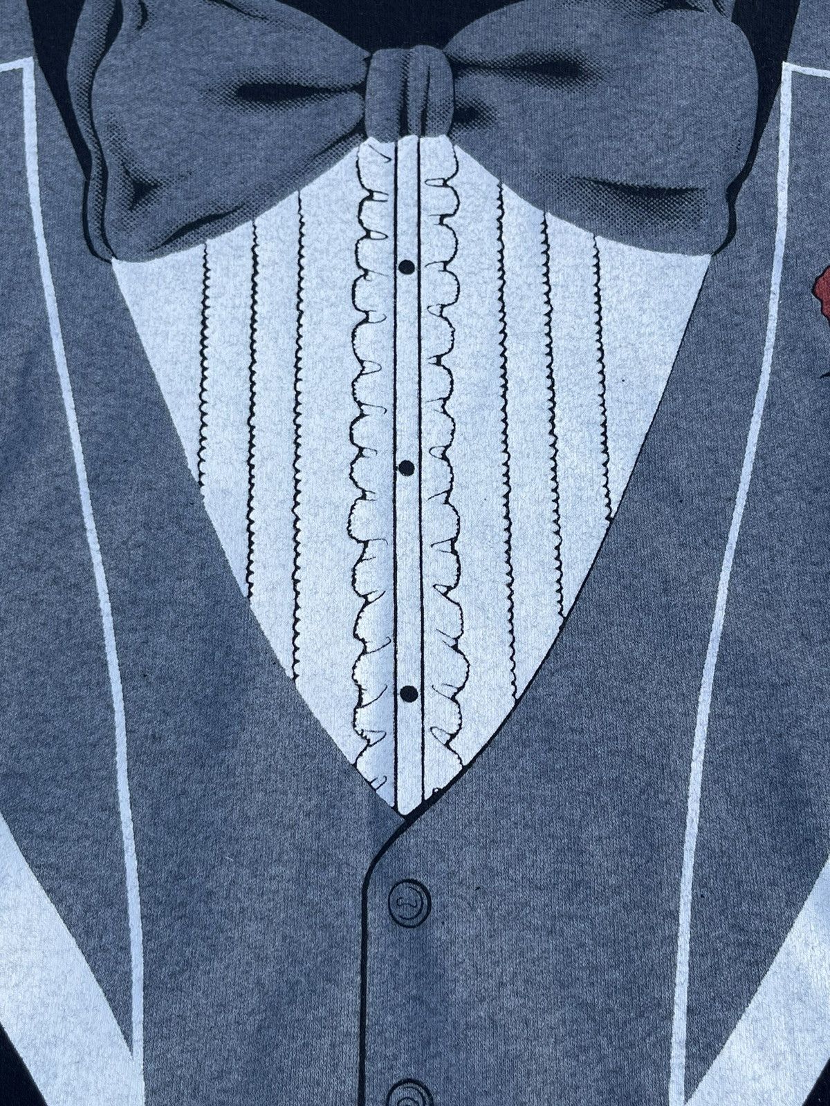 Vintage © 1980 TUXEDO ALL OVER PRINT LONG SLEEVE T-SHIRT Size US M / EU 48-50 / 2 - 6 Thumbnail