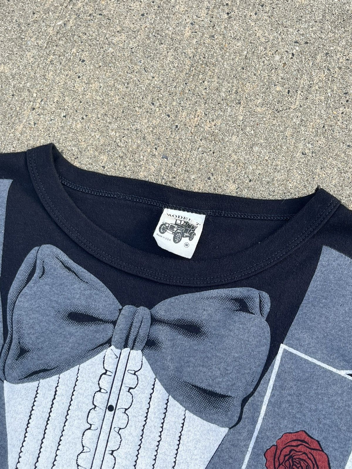 Vintage © 1980 TUXEDO ALL OVER PRINT LONG SLEEVE T-SHIRT Size US M / EU 48-50 / 2 - 11 Thumbnail