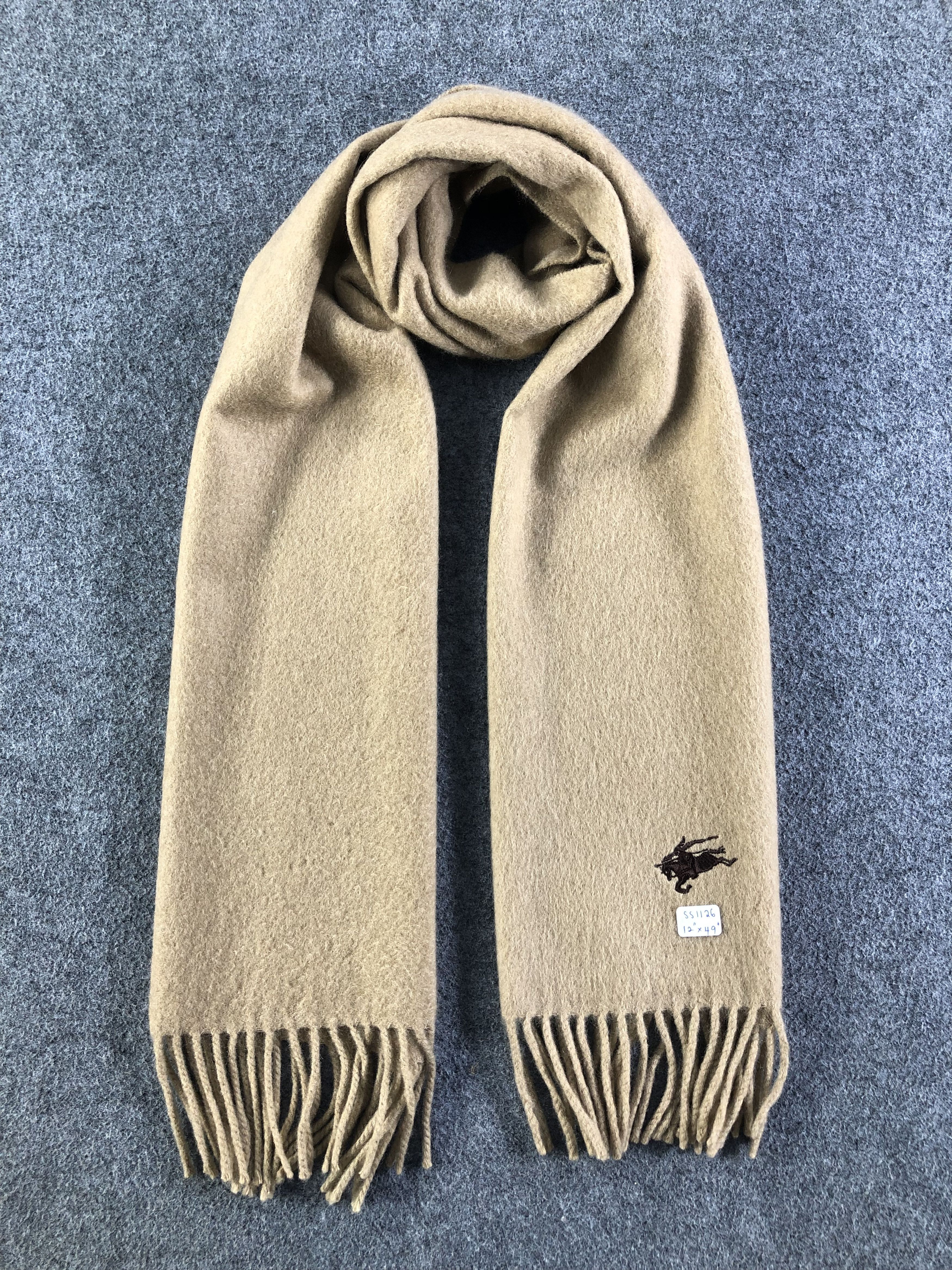Burberry Burberry Pure Cashmere Scarf / Muffler / Neckwear Size ONE SIZE - 1 Thumbnail