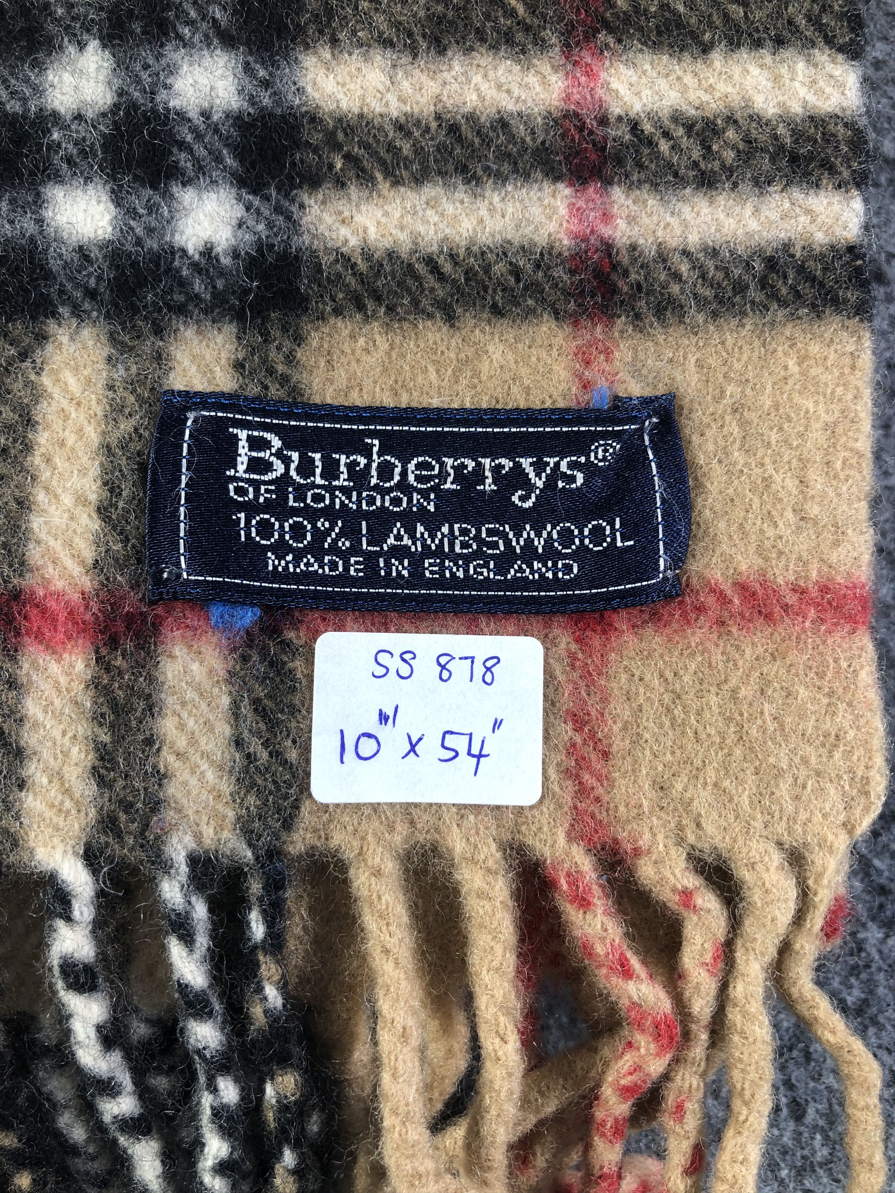 Burberry Burberry Nova Check Lambswool Scarf / Muffler / Neckwear Size ONE SIZE - 7 Thumbnail