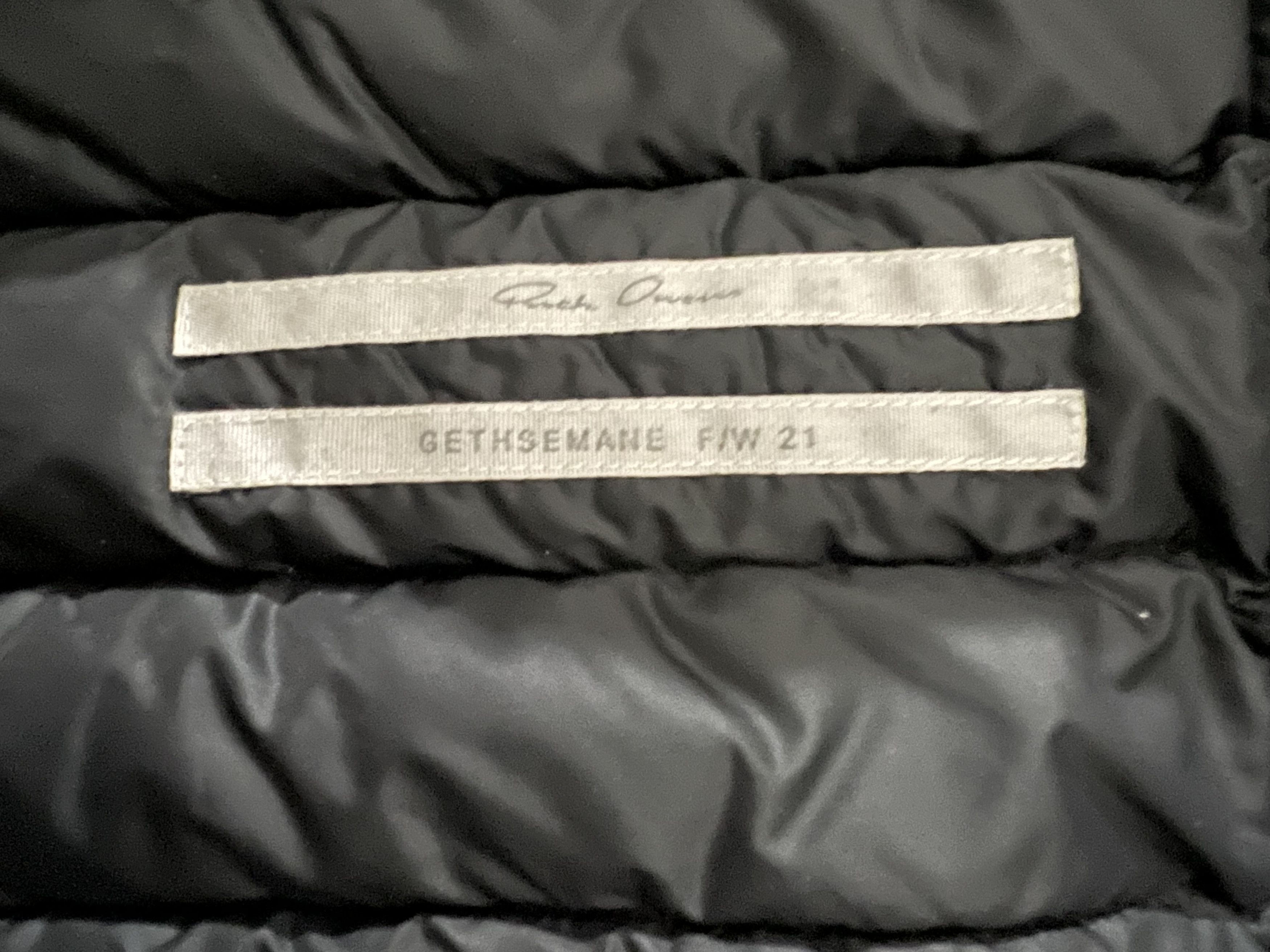Rick Owens Quilted down gilet Size US L / EU 52-54 / 3 - 3 Thumbnail