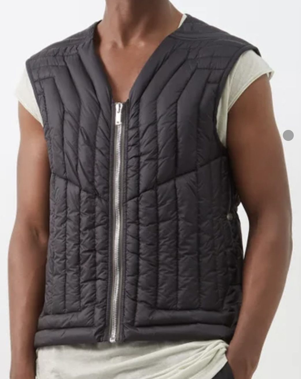 Rick Owens Quilted down gilet Size US L / EU 52-54 / 3 - 7 Thumbnail