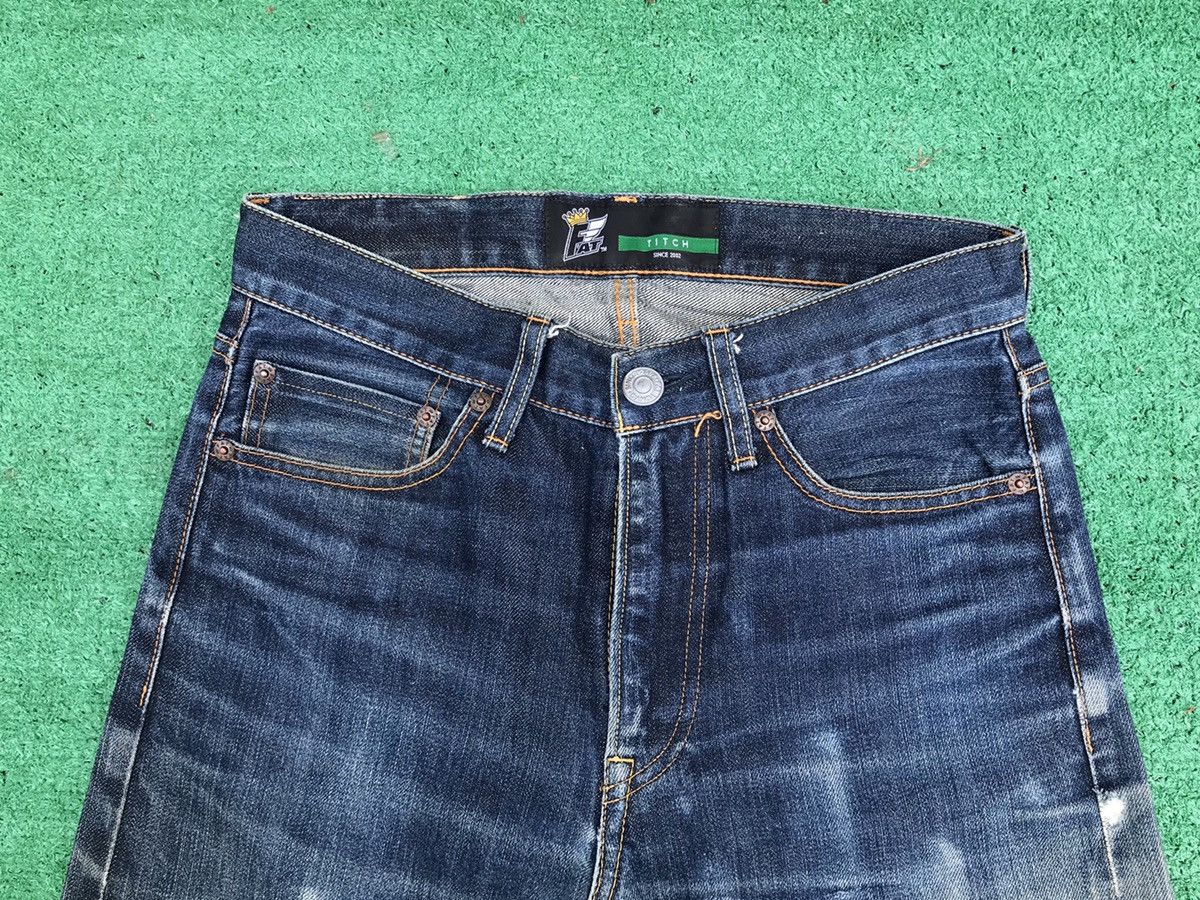 Hysteric Glamour Distressed Raw Denim By Fat Japan Size US 29 - 3 Thumbnail