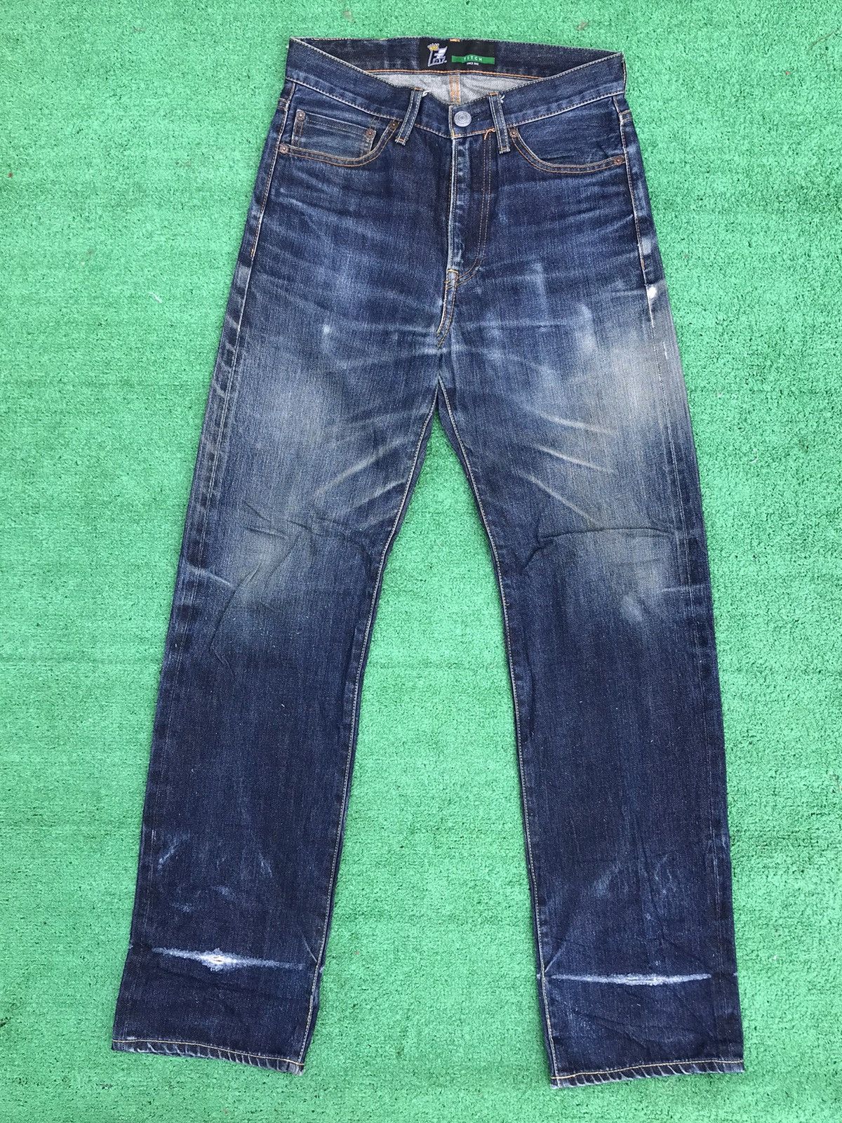 Hysteric Glamour Distressed Raw Denim By Fat Japan Size US 29 - 1 Thumbnail