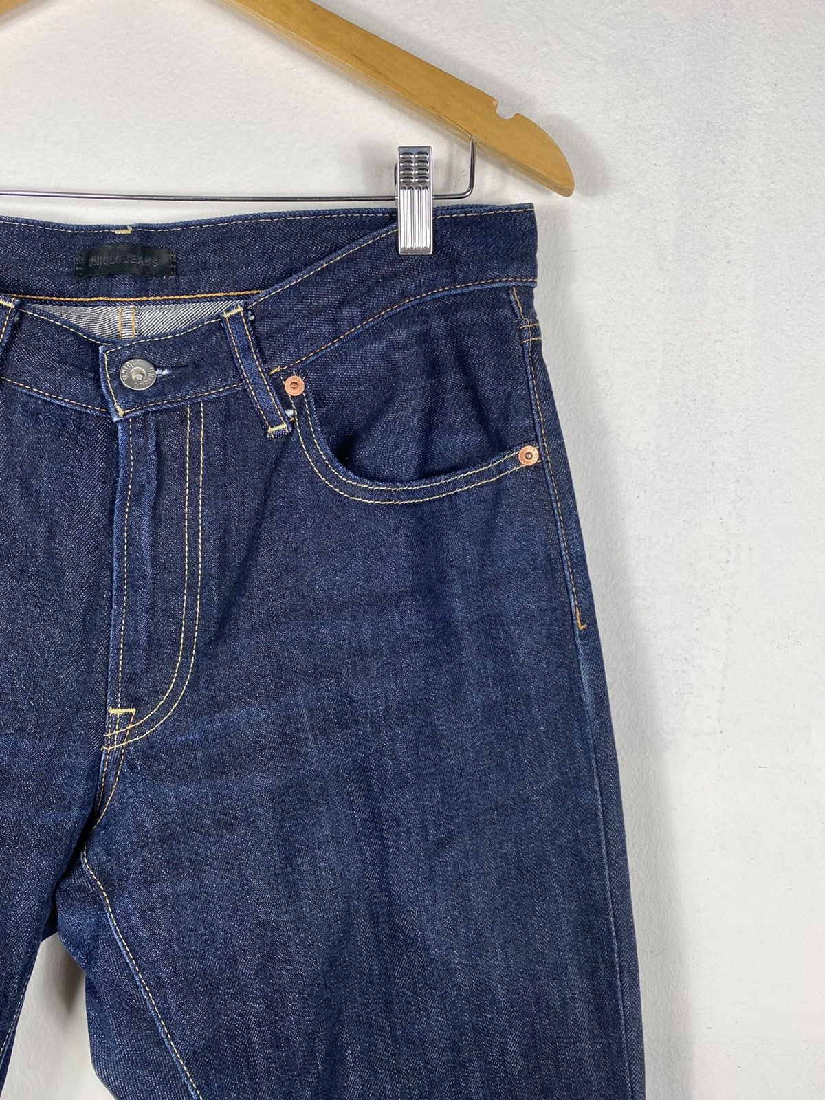 Uniqlo Uniqlo Regular Fit Denim Pants Size US 33 - 2 Thumbnail