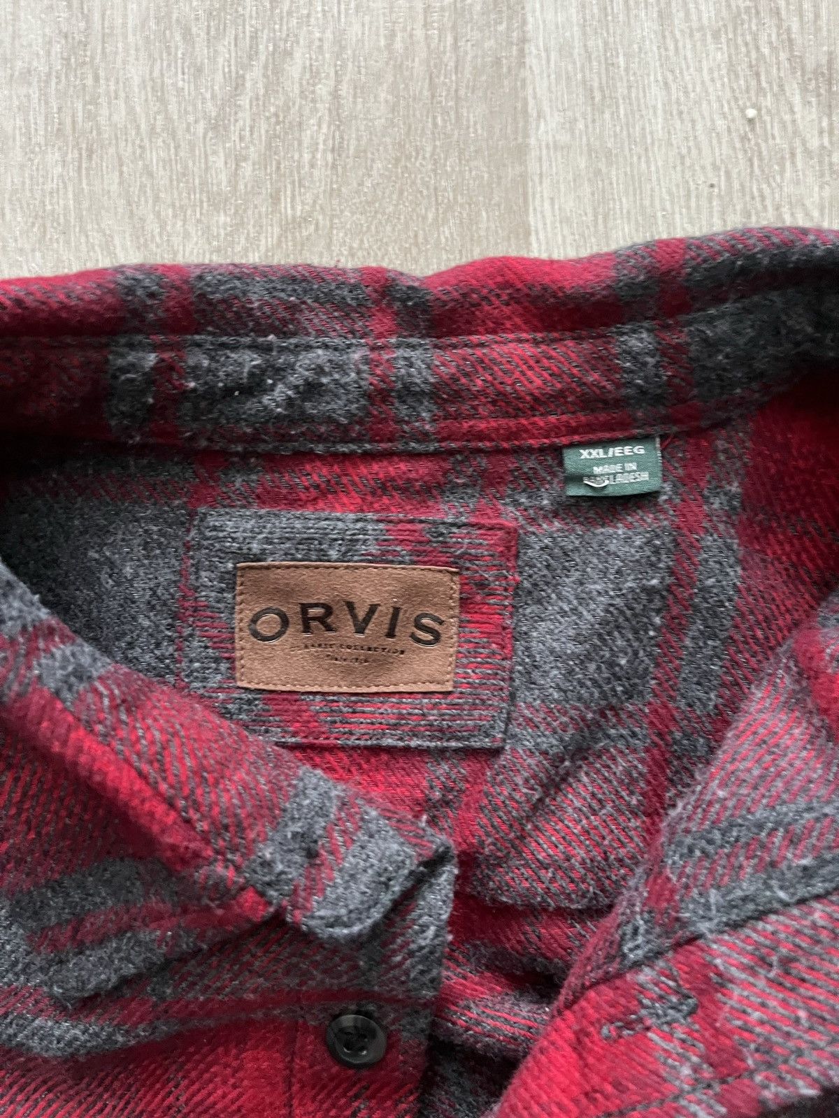 Vintage Orvis Flannel Size US XXL / EU 58 / 5 - 2 Thumbnail