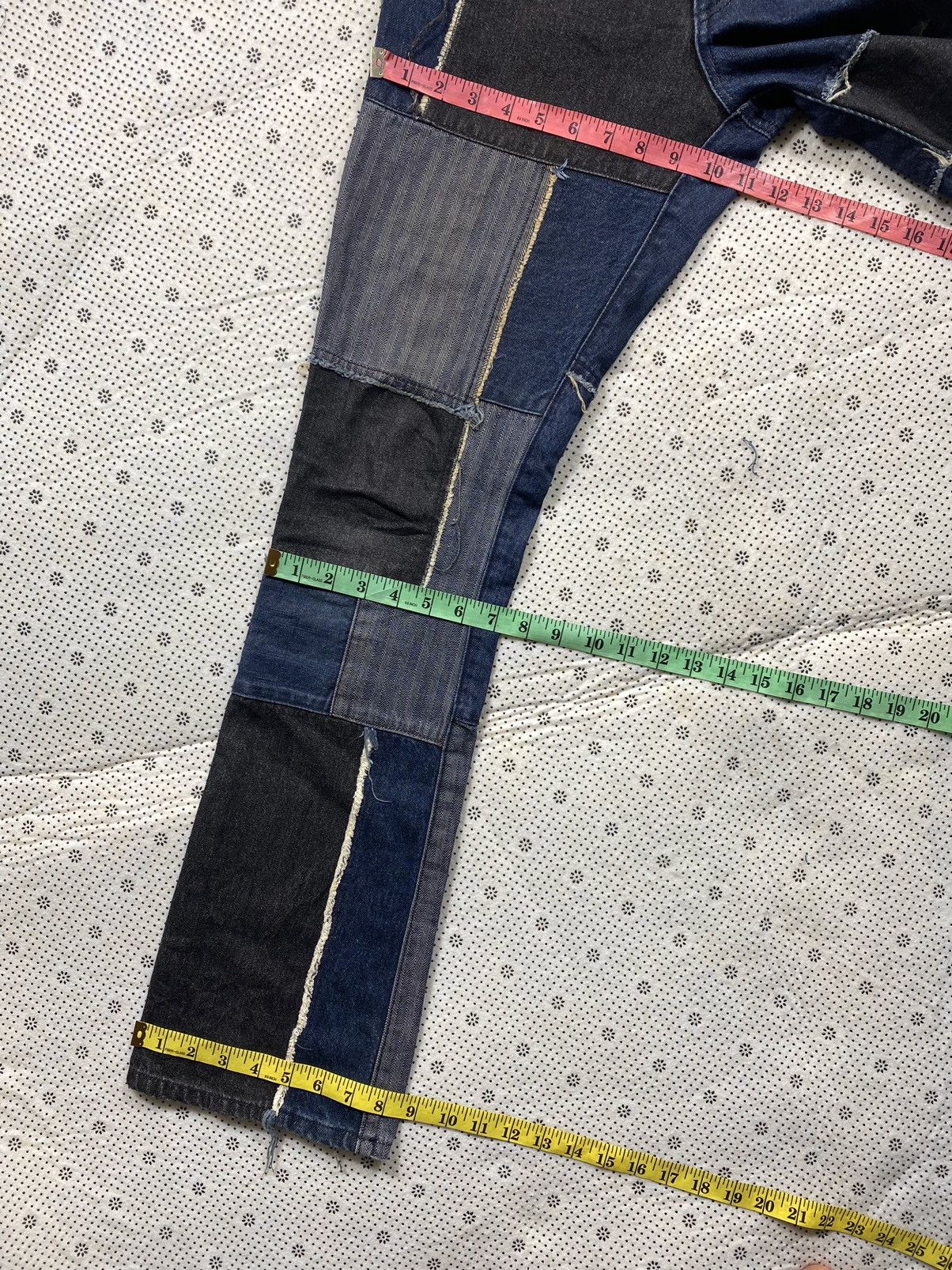 Grailed × Hysteric Glamour Insane Custom Patchwork Unisex Flare Denim by Crow’s Nest Size US 30 / EU 46 - 5 Thumbnail