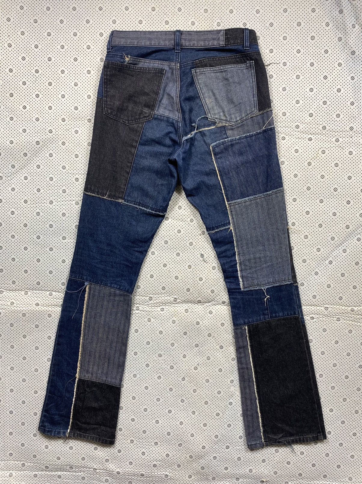 Grailed × Hysteric Glamour Insane Custom Patchwork Unisex Flare Denim by Crow’s Nest Size US 30 / EU 46 - 2 Thumbnail
