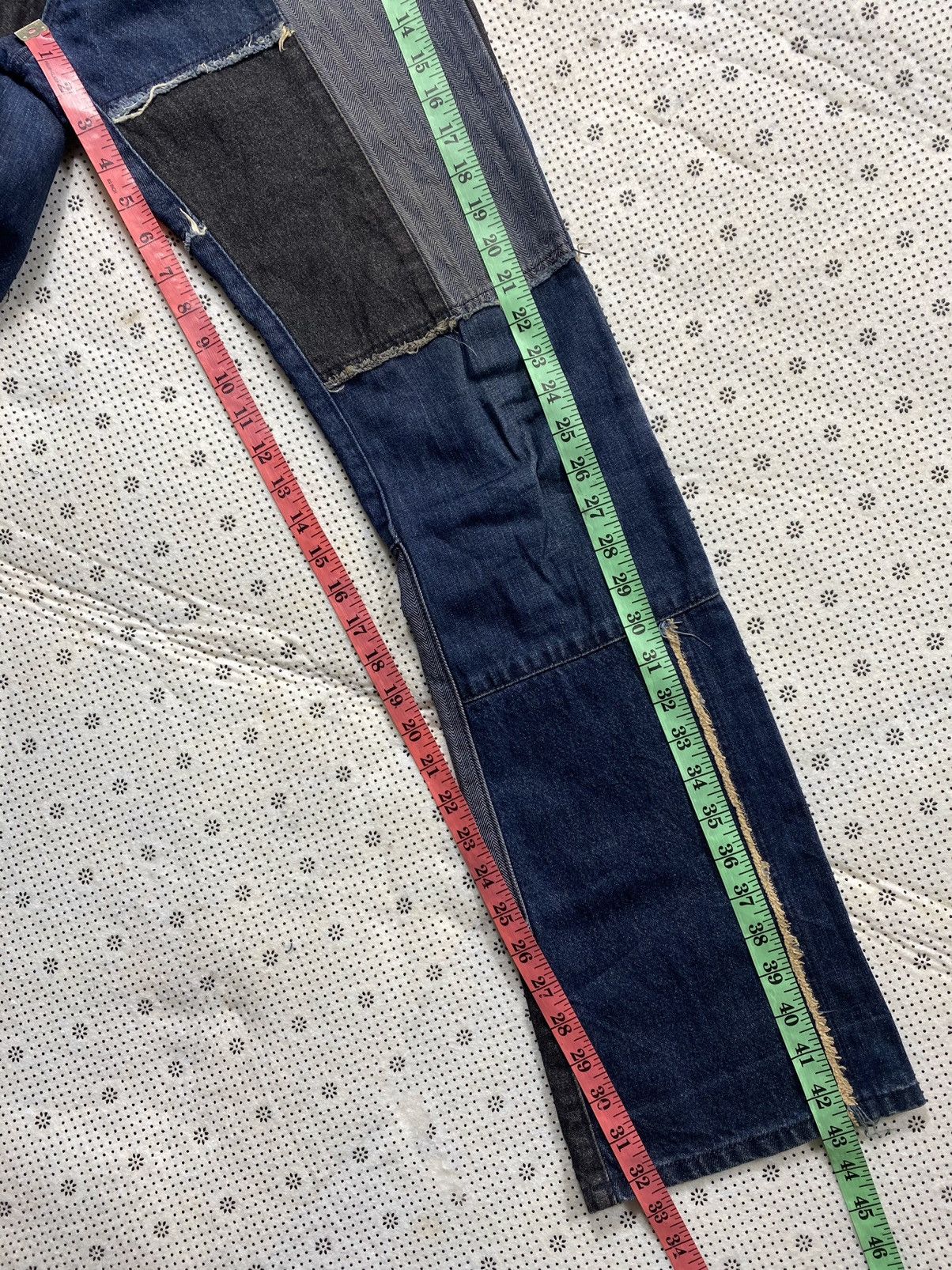 Grailed × Hysteric Glamour Insane Custom Patchwork Unisex Flare Denim by Crow’s Nest Size US 30 / EU 46 - 4 Thumbnail