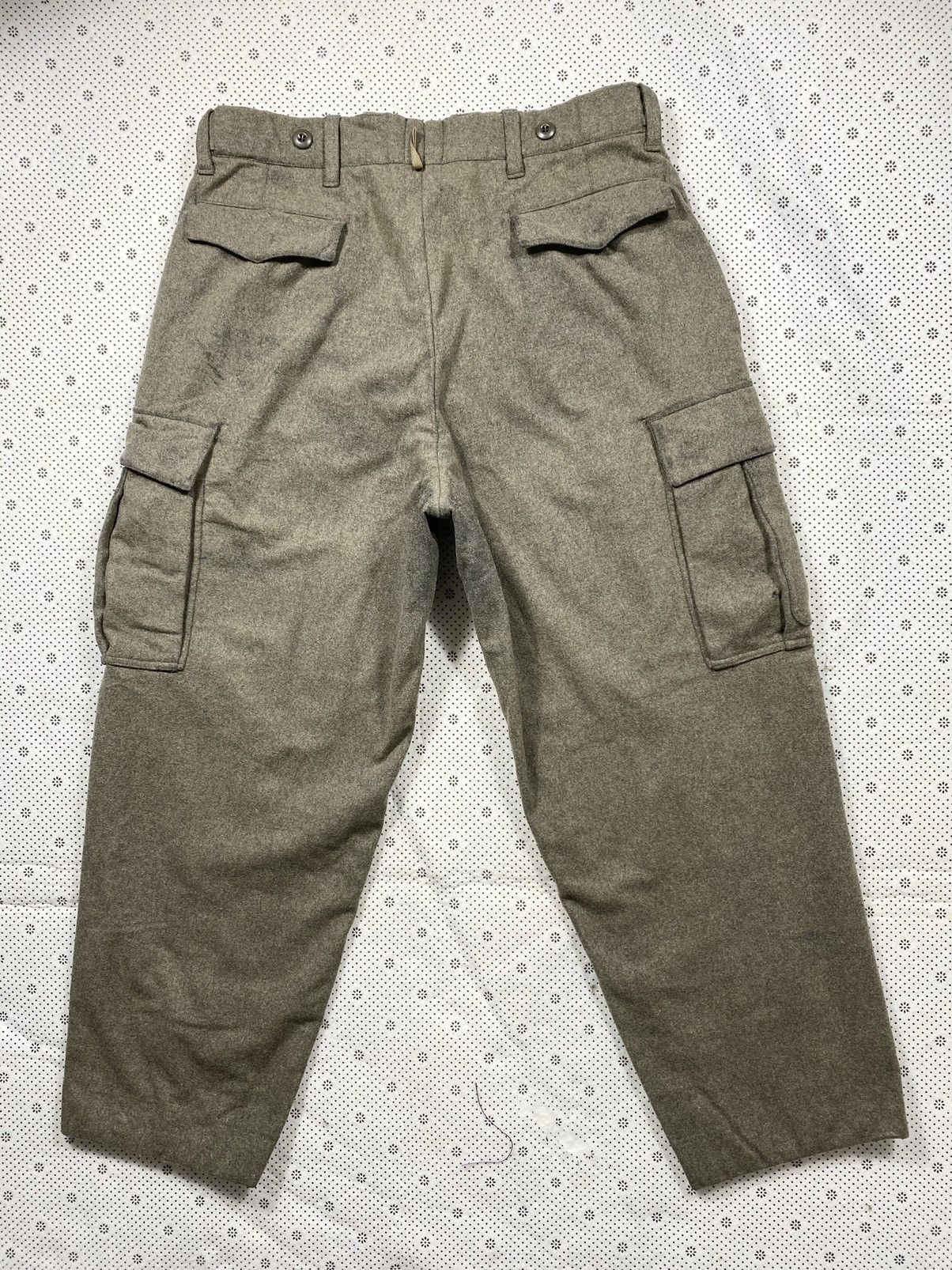Vintage Issue 60s Deutschland Army Extreme Weather Raw Wool Trouser Size US 36 / EU 52 - 2 Thumbnail