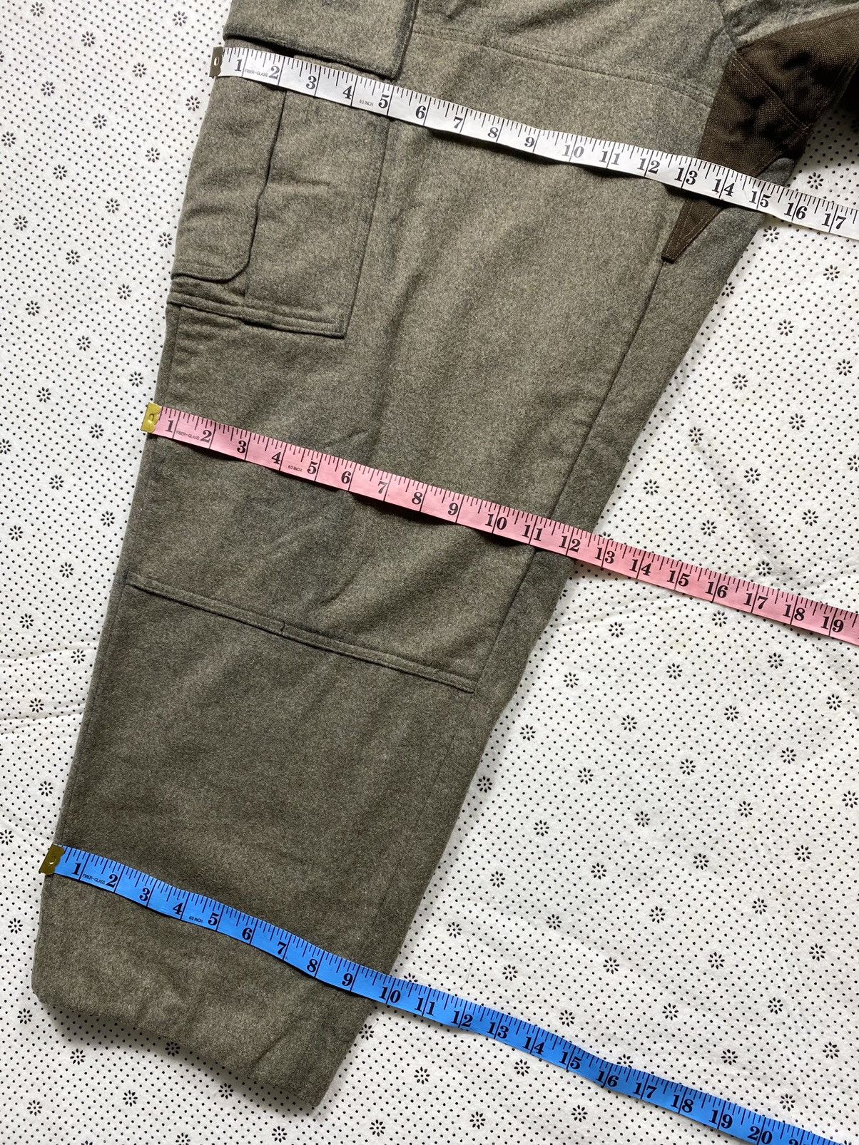 Vintage Issue 60s Deutschland Army Extreme Weather Raw Wool Trouser Size US 36 / EU 52 - 5 Thumbnail