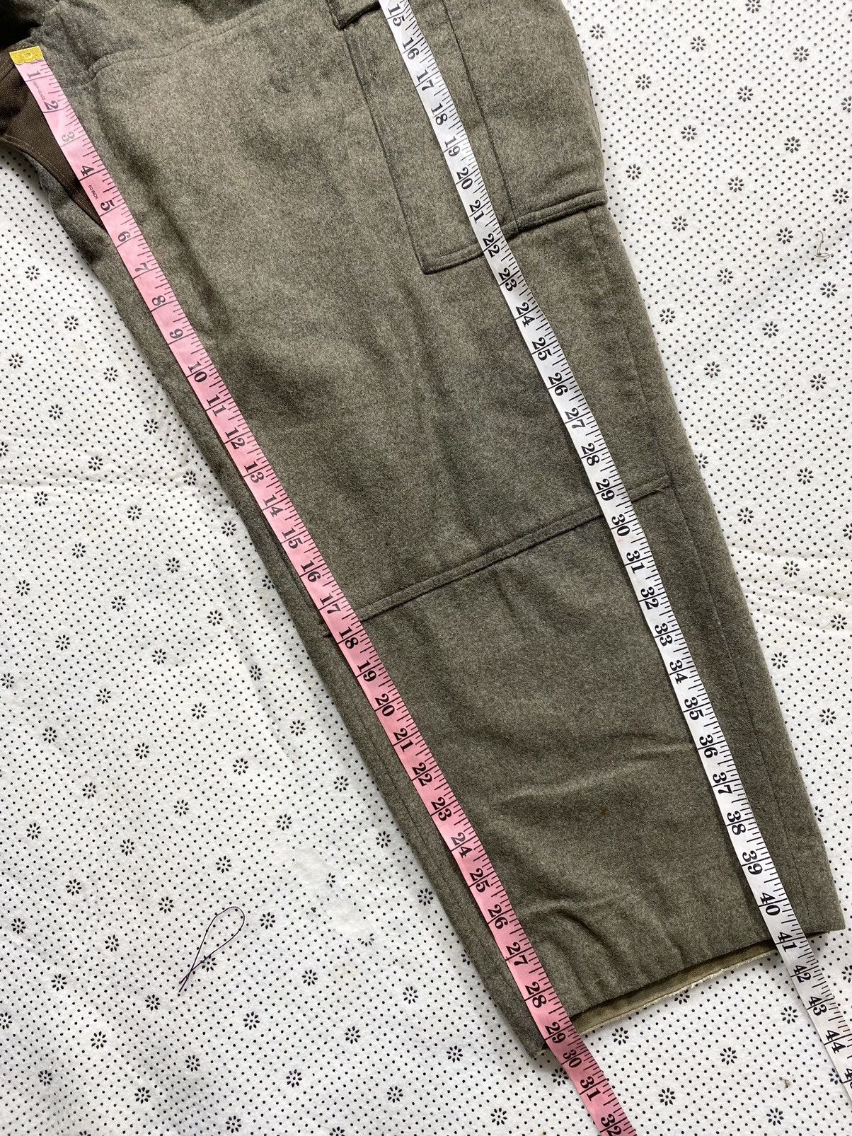 Vintage Issue 60s Deutschland Army Extreme Weather Raw Wool Trouser Size US 36 / EU 52 - 4 Thumbnail