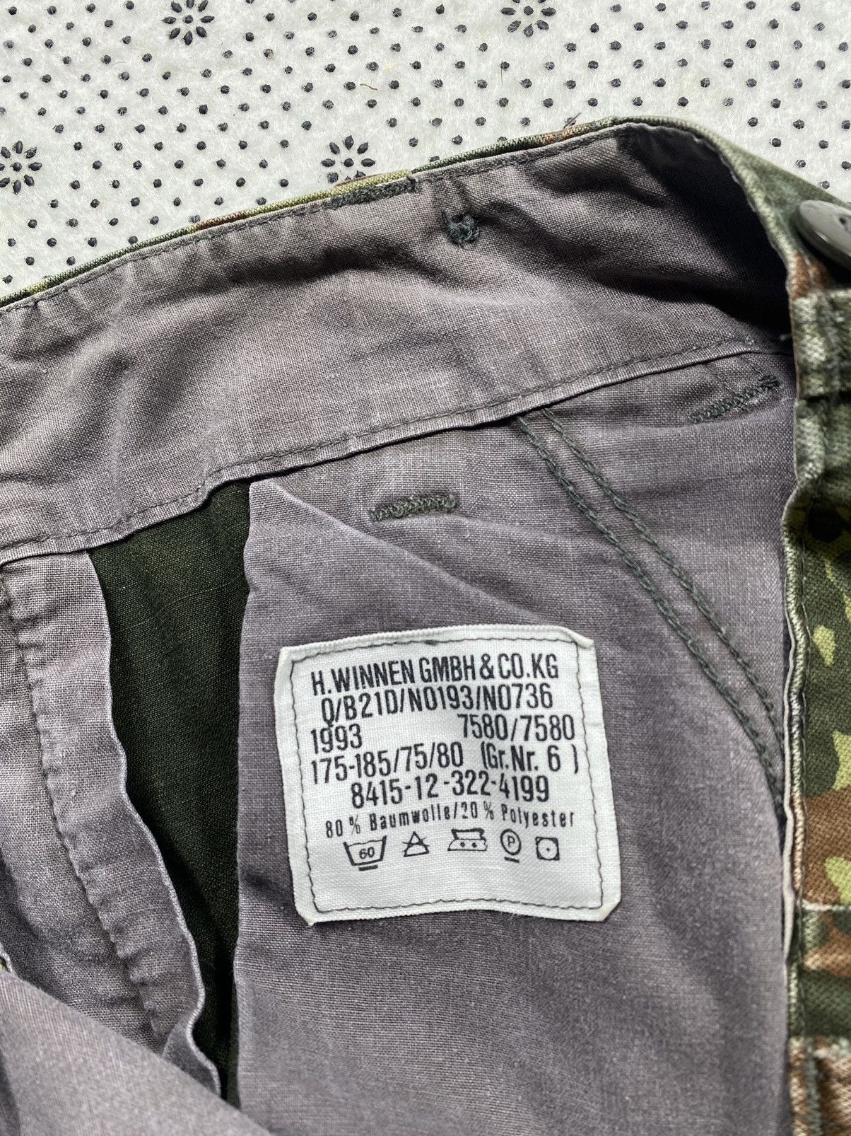 Other Vintage Issue 90s Flecturn Camo Germany Army Trouser Size US 30 / EU 46 - 9 Thumbnail