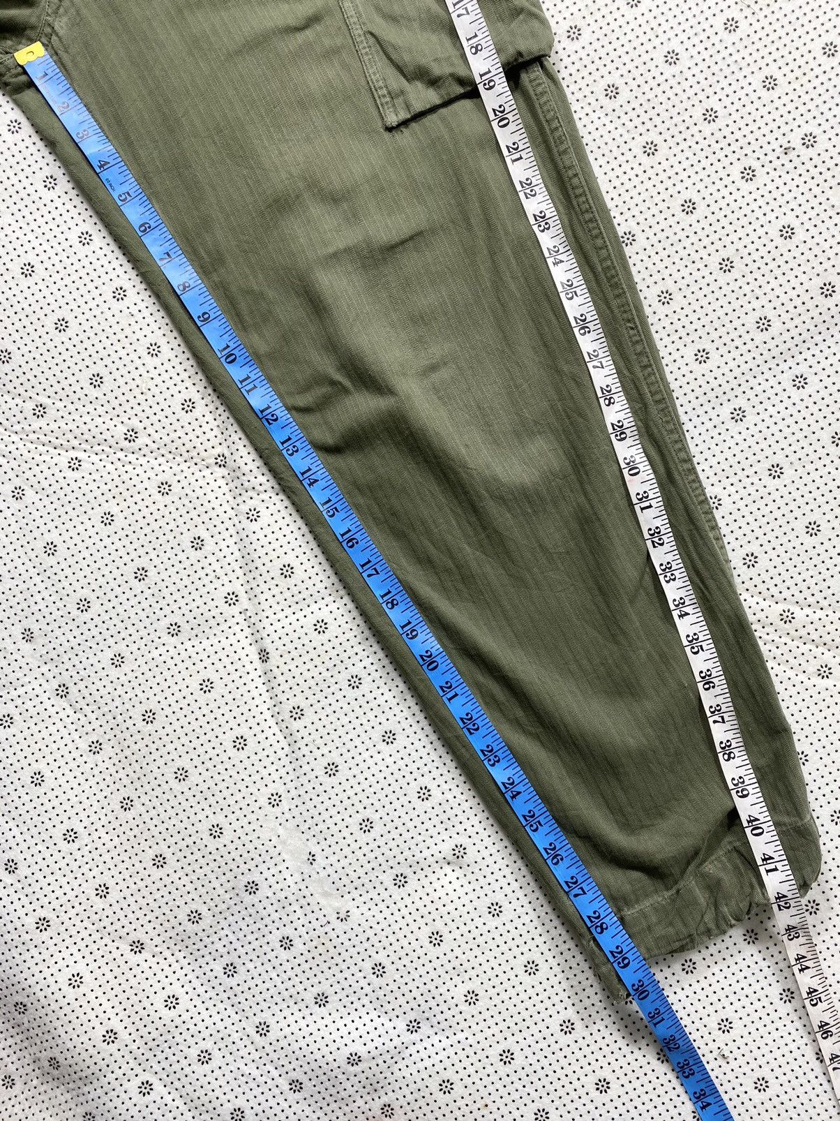 Vintage Vintage Issue 70s Dutch Army Monkey ( HBT ) fatigue pant Size US 30 / EU 46 - 4 Thumbnail