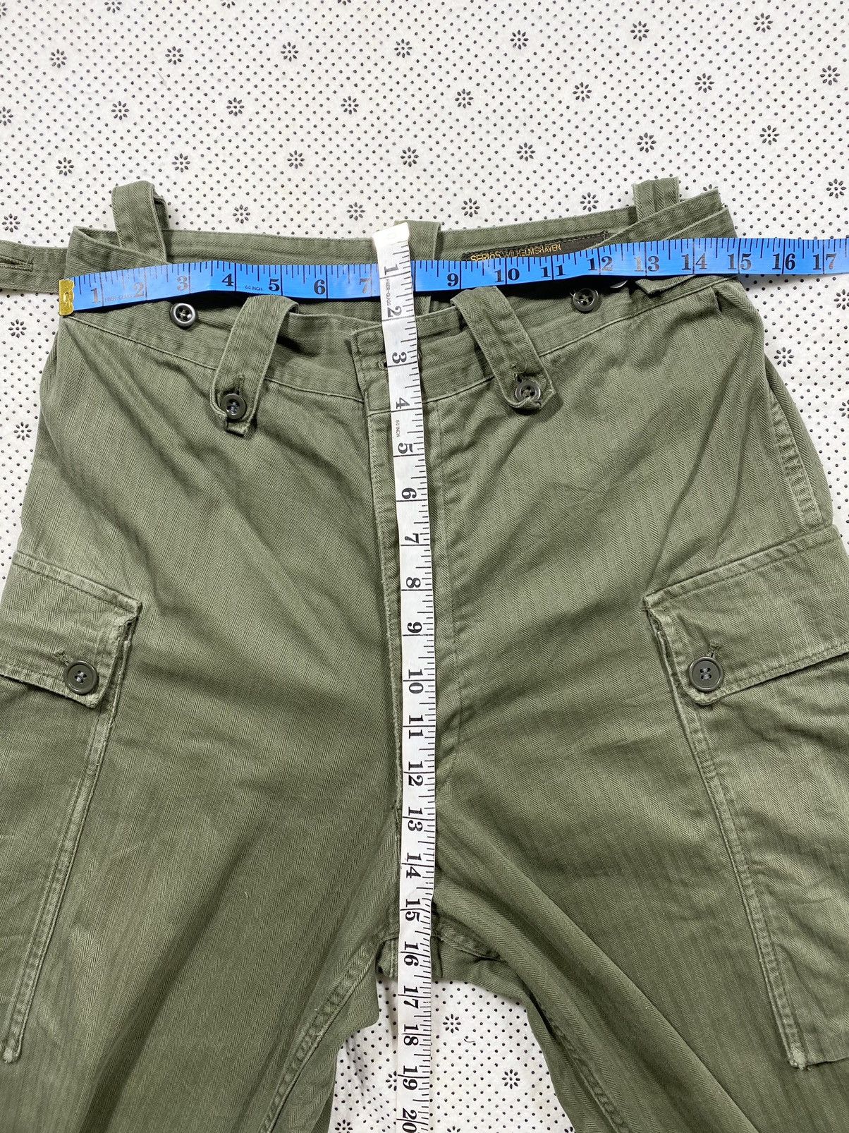 Vintage Vintage Issue 70s Dutch Army Monkey ( HBT ) fatigue pant Size US 30 / EU 46 - 3 Thumbnail