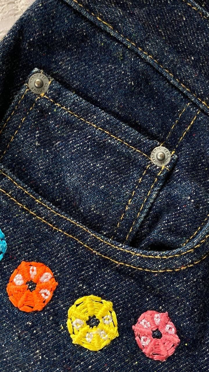 Hysteric Glamour × PPFM × Tornado Mart Insane Fabric Structure 🔥Short Denim By Hysteric Glamour Size US 29 - 9 Thumbnail