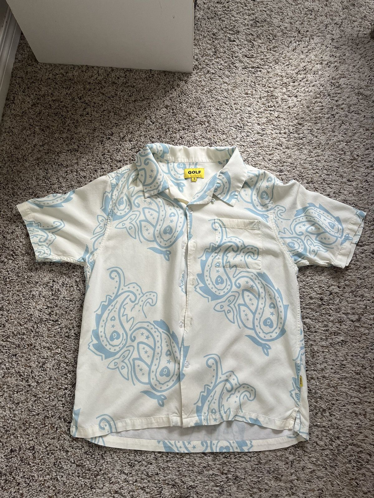 Golf Wang Golf Wang Paisley Button Up Shirt | Grailed