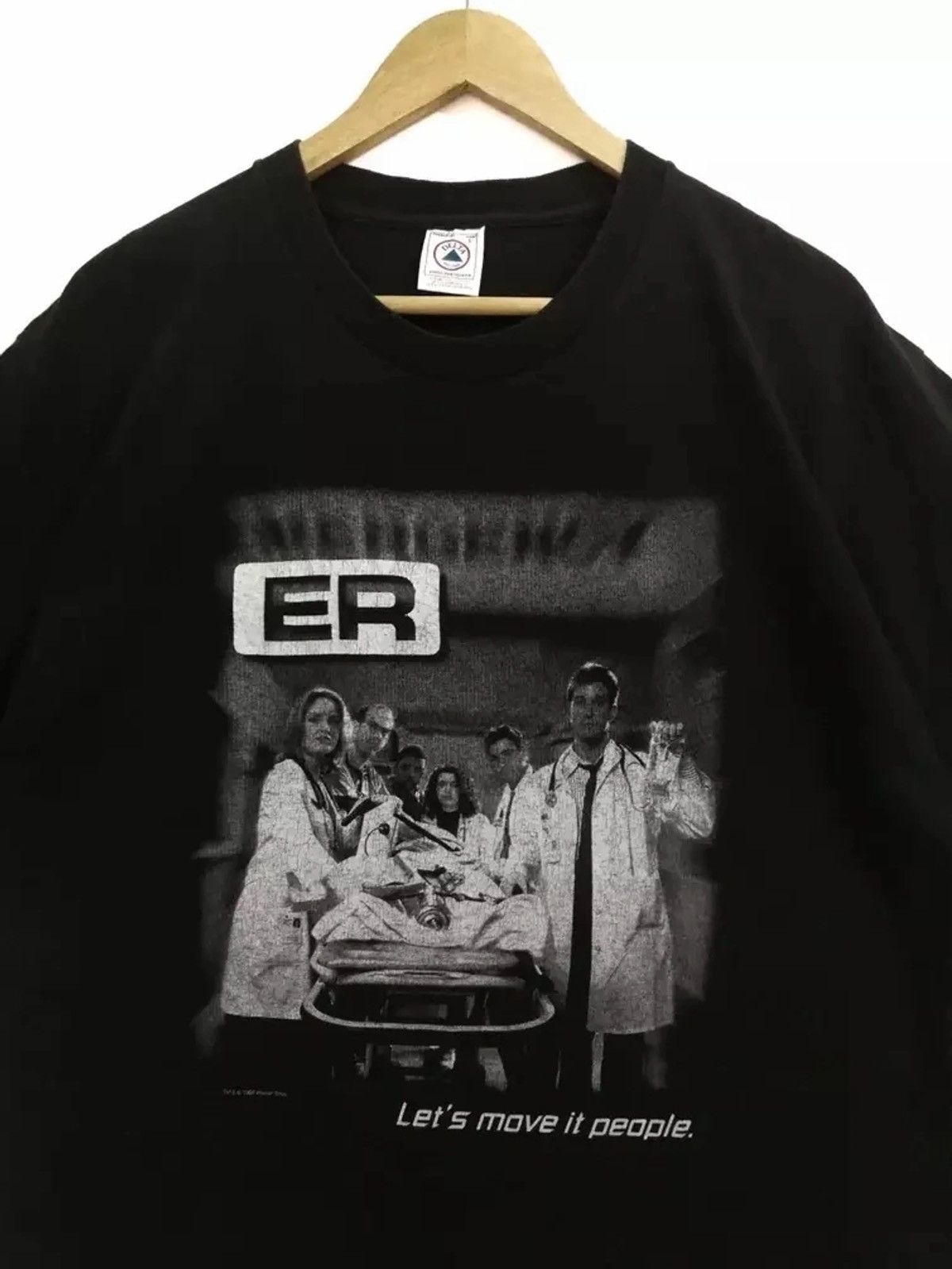 Vintage Vintage 90's drama series E.R vintage movie tshirt Size US L / EU 52-54 / 3 - 3 Thumbnail
