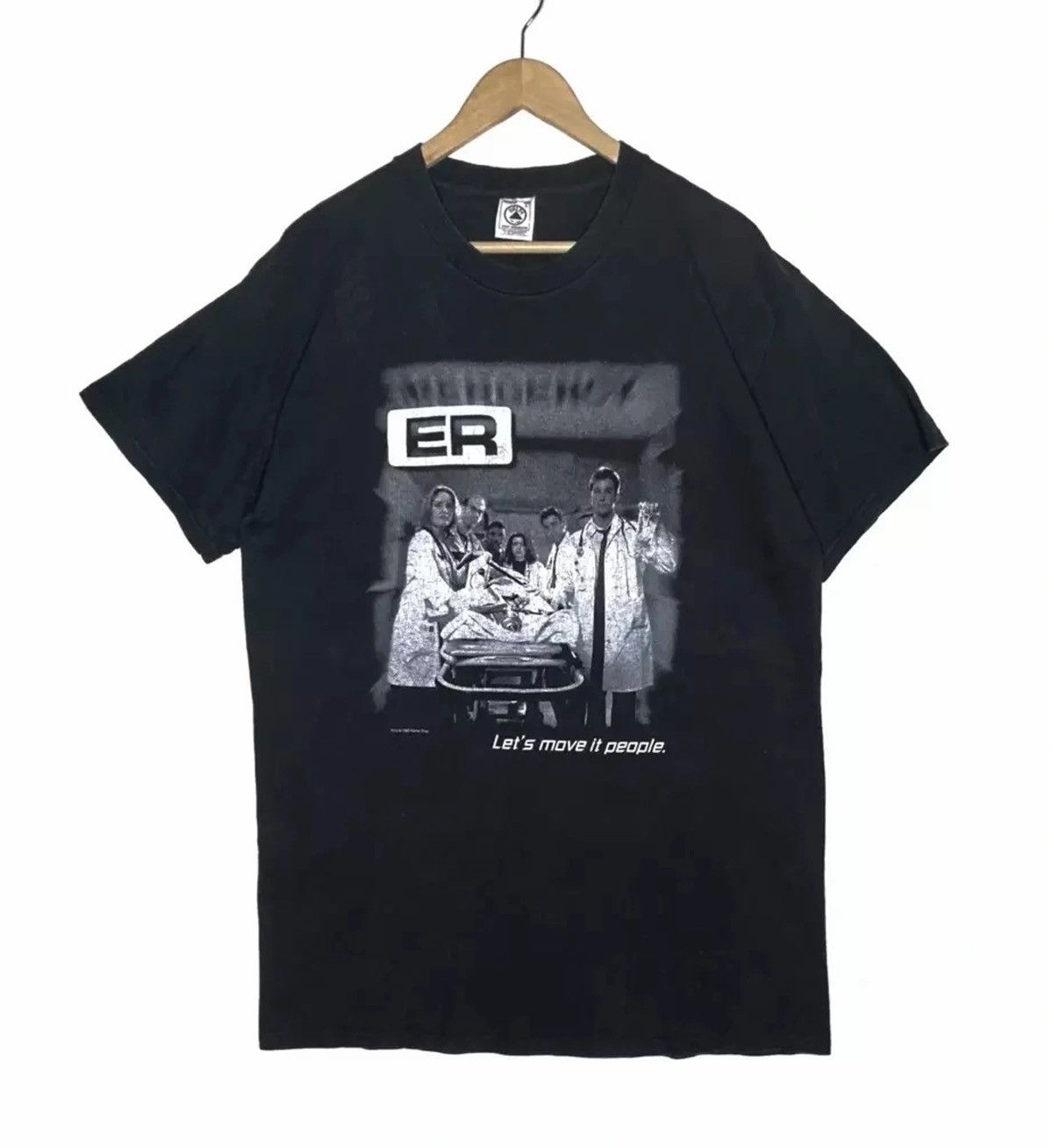 Vintage Vintage 90's drama series E.R vintage movie tshirt Size US L / EU 52-54 / 3 - 1 Thumbnail