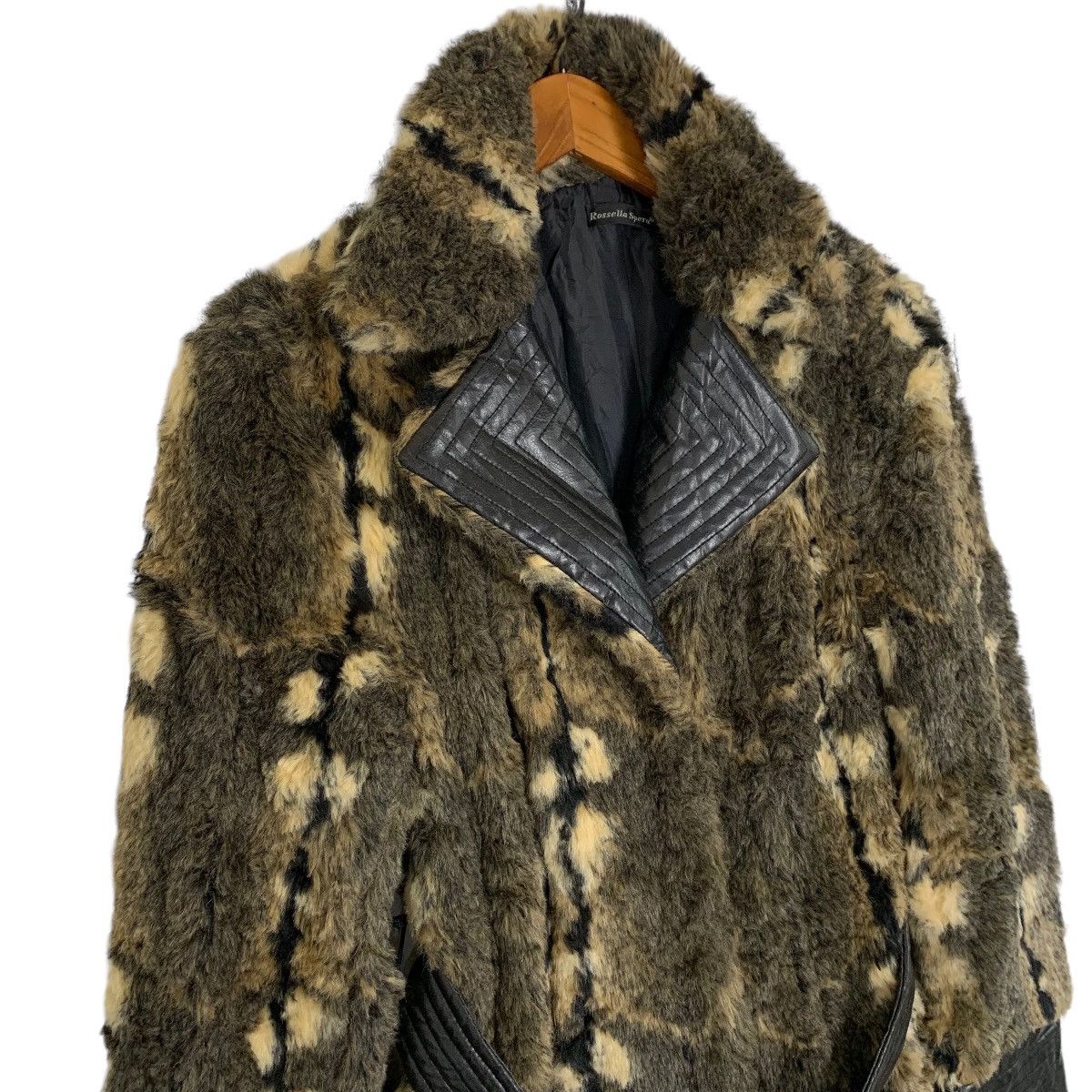 Designer Rossella Spera Fur Coat Size L / US 10 / IT 46 - 4 Thumbnail