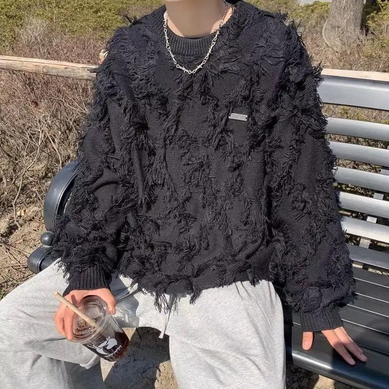 Designer × Japanese Brand Streetwear Y2k sweater pullover feathers retro style Size US L / EU 52-54 / 3 - 3 Thumbnail