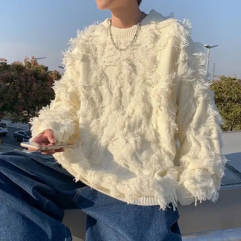 Designer × Japanese Brand Streetwear Y2k sweater pullover feathers retro style Size US L / EU 52-54 / 3 - 1 Thumbnail