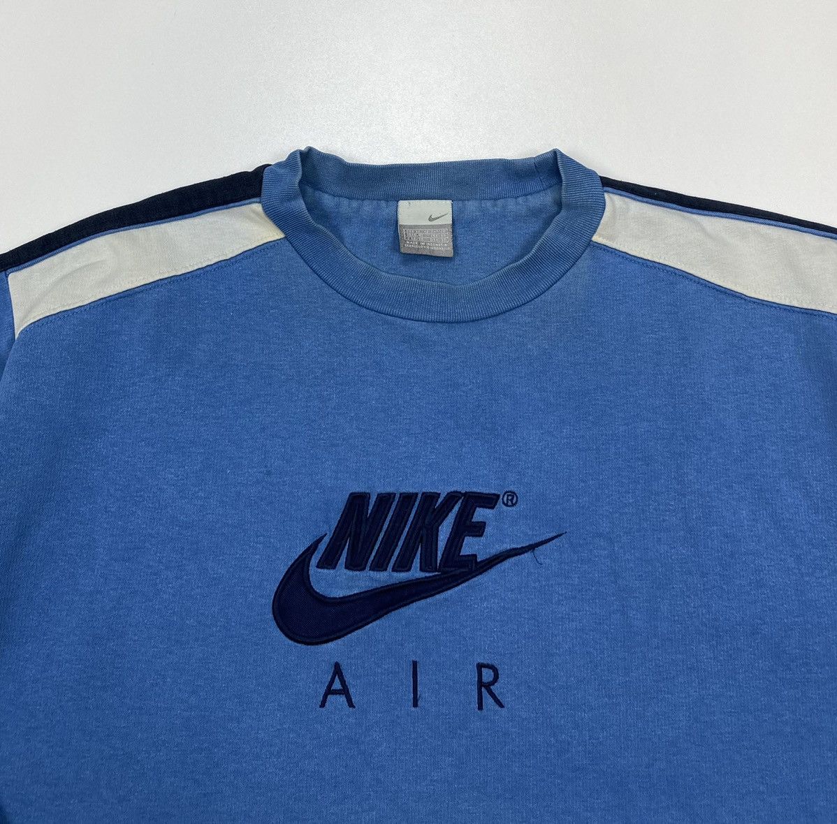 Japanese Brand × Nike VTG 90’s Nike Sweatshirt Embroidered Spell Out Logo Size XL Size US XL / EU 56 / 4 - 5 Thumbnail