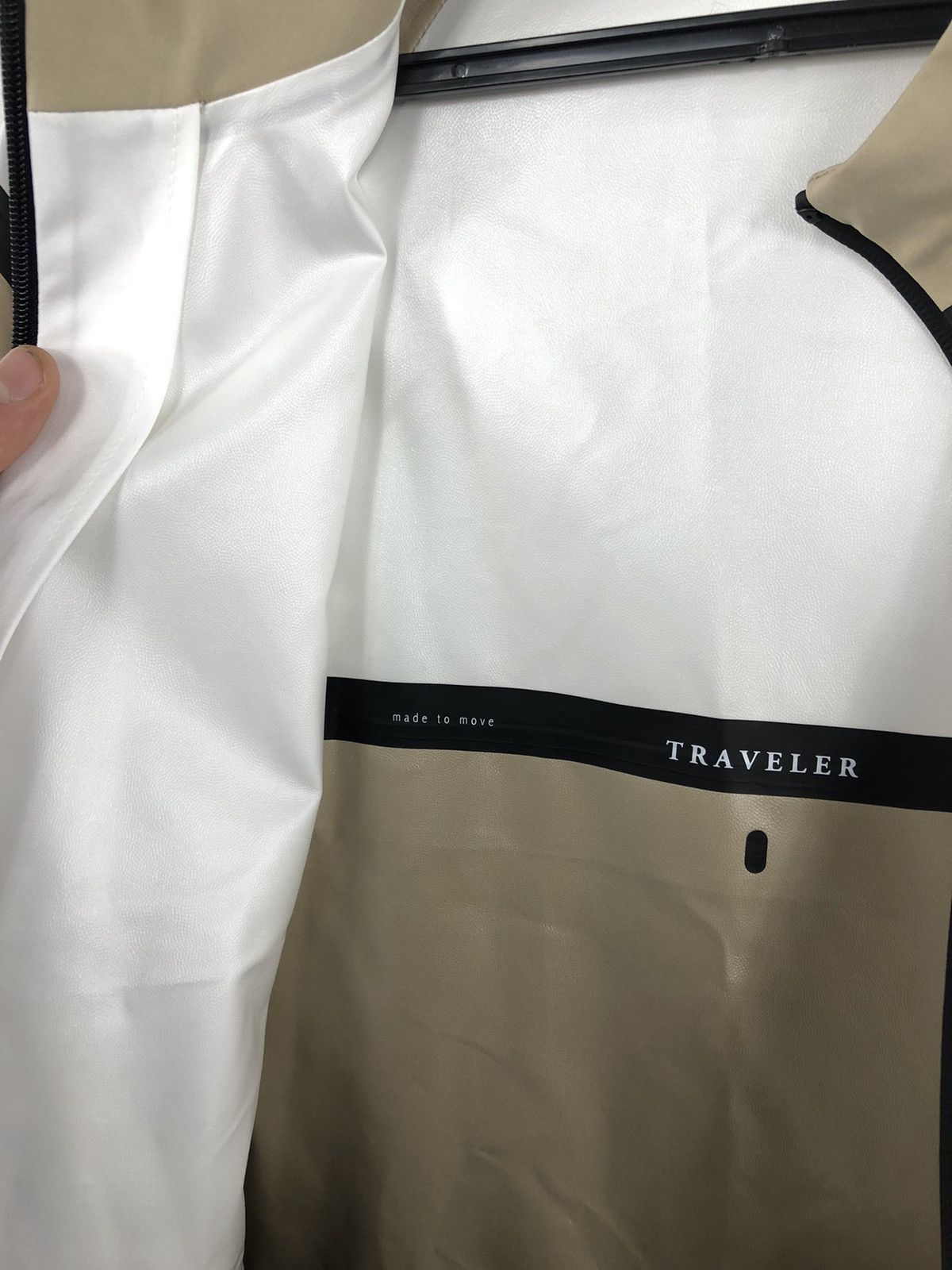 Zara Zara Nylon Tech Jacket White/Beige/Black Size M Size US M / EU 48-50 / 2 - 8 Thumbnail