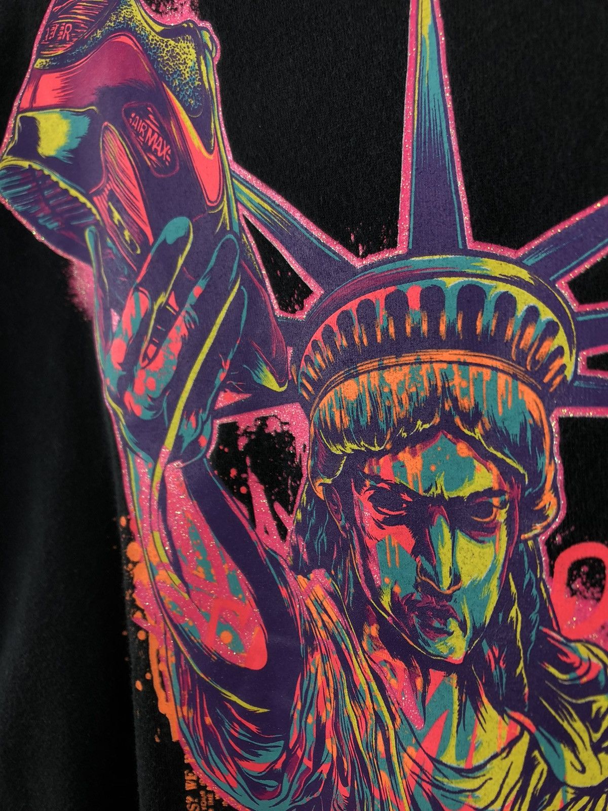Japanese Brand × Nike Nike T-Shirt Statue Liberty Big Multicolour Logo Size M Size US M / EU 48-50 / 2 - 6 Thumbnail