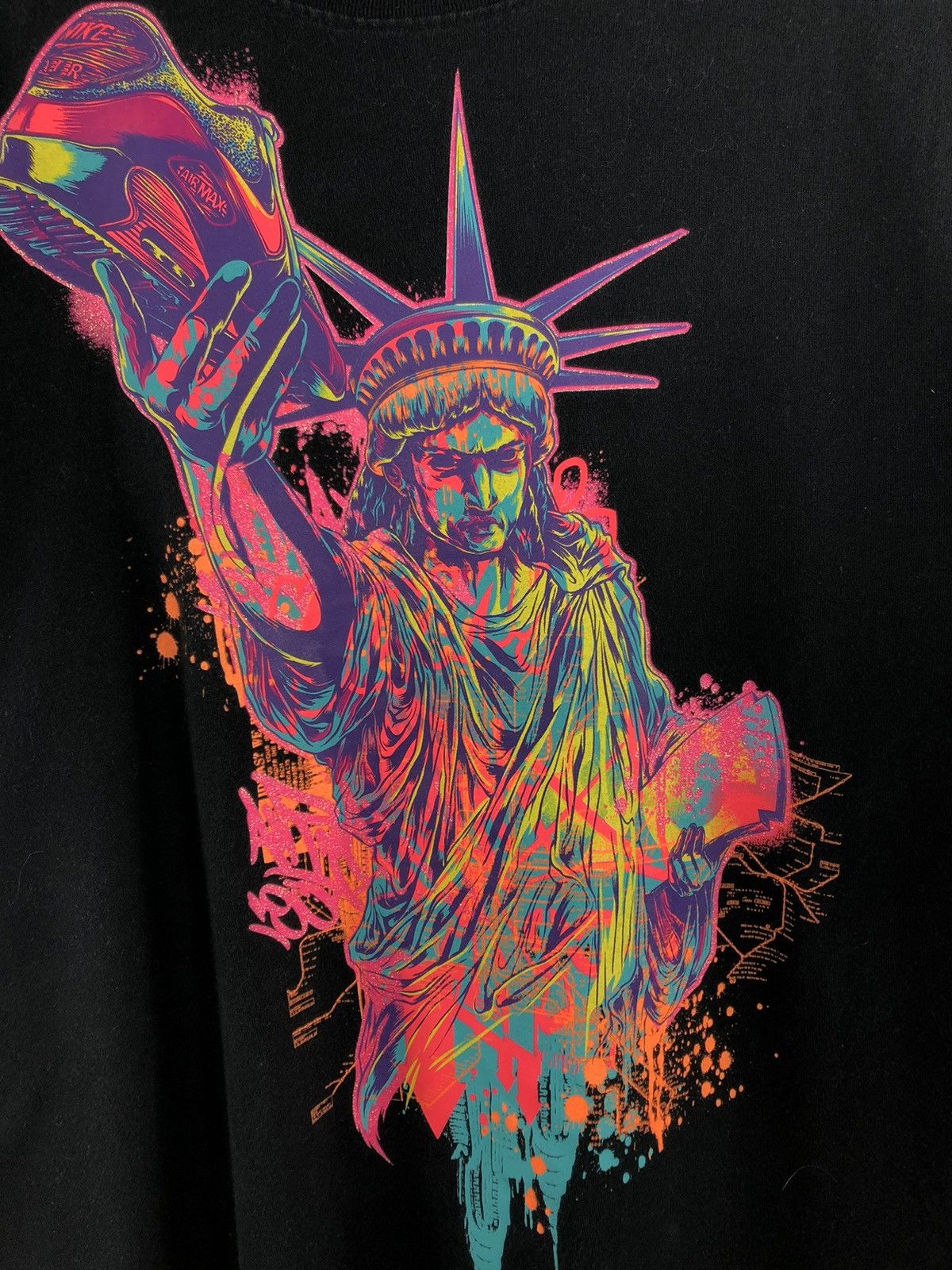 Japanese Brand × Nike Nike T-Shirt Statue Liberty Big Multicolour Logo Size M Size US M / EU 48-50 / 2 - 4 Thumbnail