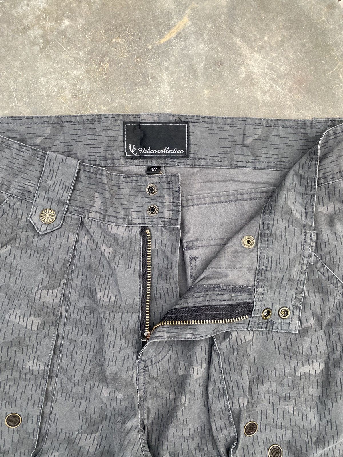 Japanese Brand Urban Collection Raindrop Cargo Flare Pants Size US 30 / EU 46 - 6 Thumbnail