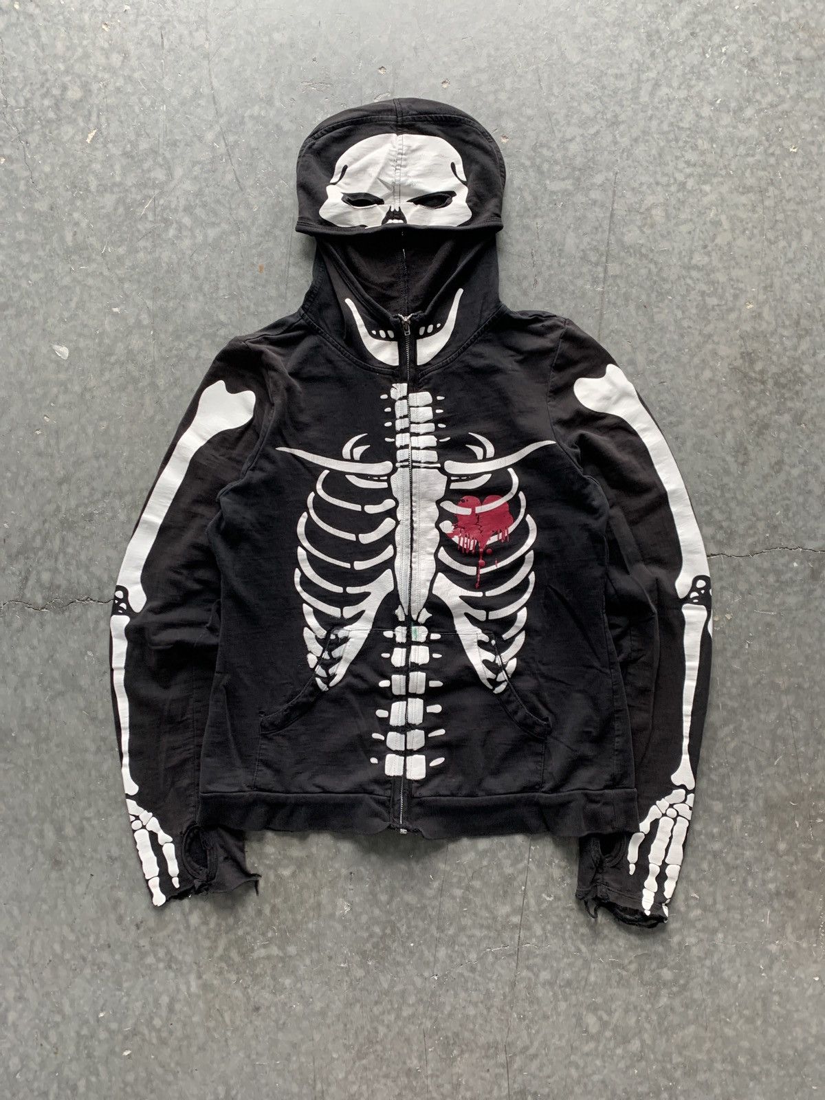 Japanese Brand × Streetwear × Vintage Crazy Vintage Y2K Skeleton 