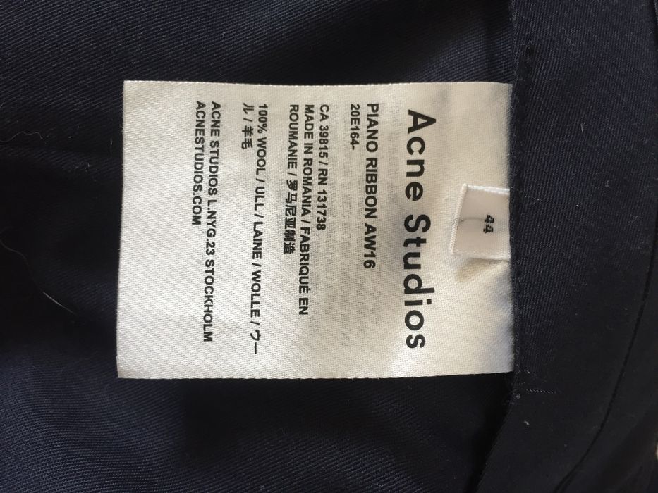 Acne Studios Piano Ribbon | Grailed