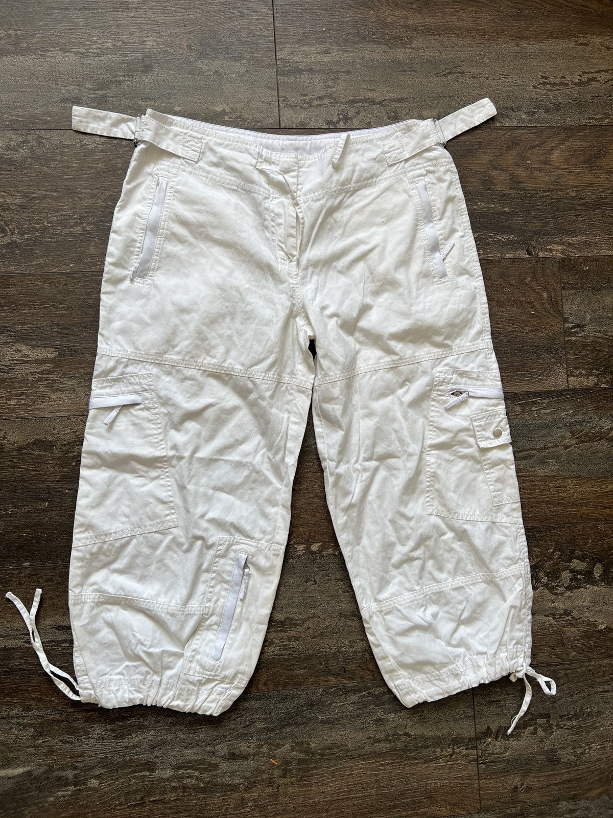 Vintage Y2K Parachute Cargo Pants bondage oakley carhartt