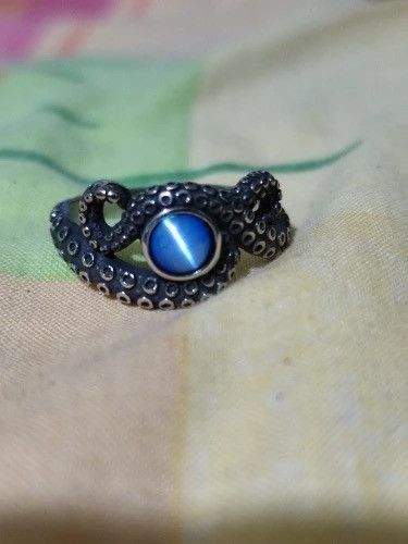 Jewelry × Vintage Retro Eye Stone Octopus Ring Size ONE SIZE - 3 Thumbnail