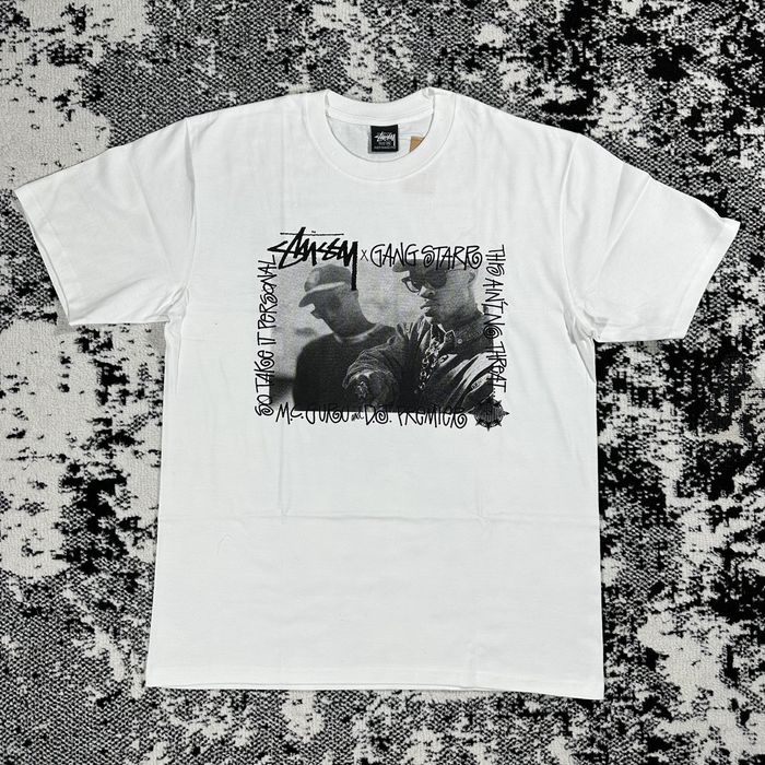 Stussy STUSSY X GANG STARR TAKE IT PERSONAL TEE IN WHITE - M | Grailed