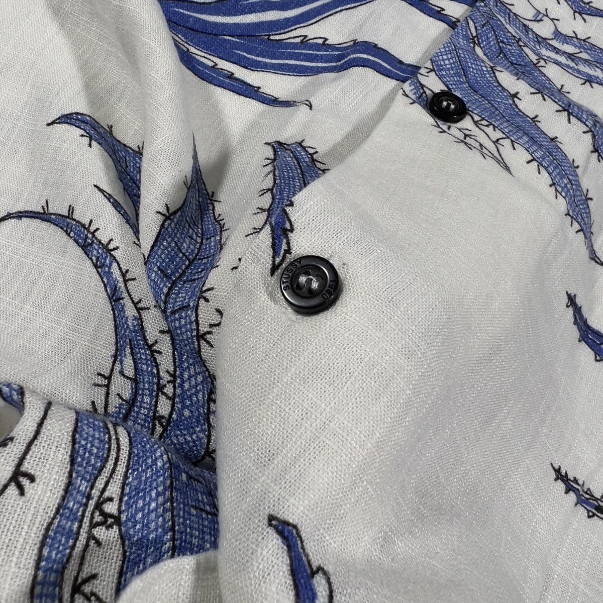 Stussy CACTUS LINEN SS SHIRTS - S - OVERSIZE Size US S / EU 44-46 / 1 - 4 Thumbnail
