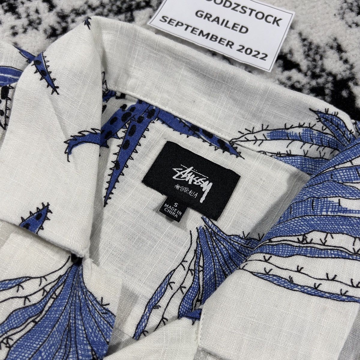 Stussy CACTUS LINEN SS SHIRTS - S - OVERSIZE Size US S / EU 44-46 / 1 - 3 Thumbnail