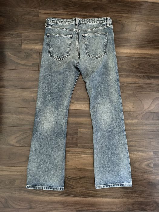 Bare Knuckles Bare Knuckles Washed Indigo Flared Jeans | Grailed