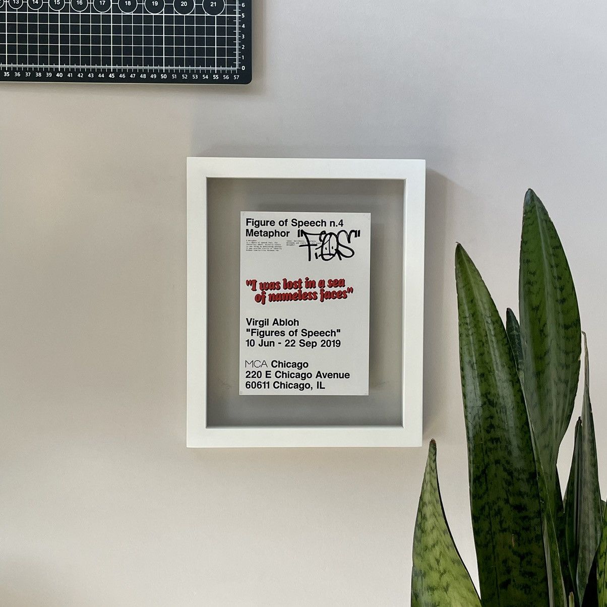 Virgil Abloh Virgil Abloh Figures of Speech n.4 Metaphor Poster Size ONE SIZE - 2 Thumbnail